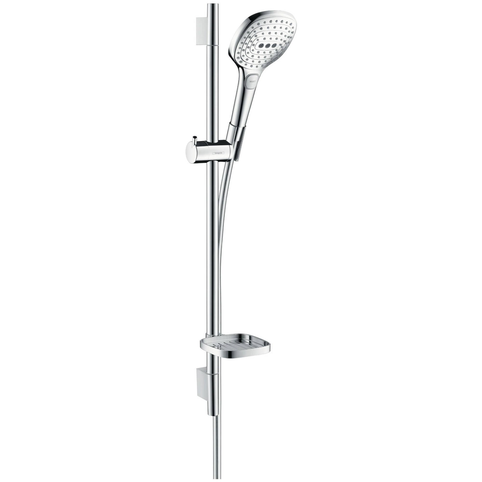 Hansgrohe Raindance Select E Duş Seti 65 cm Sürgülü 12 cm El Duşlu 3 Fonksiyonlu Krom 26620000