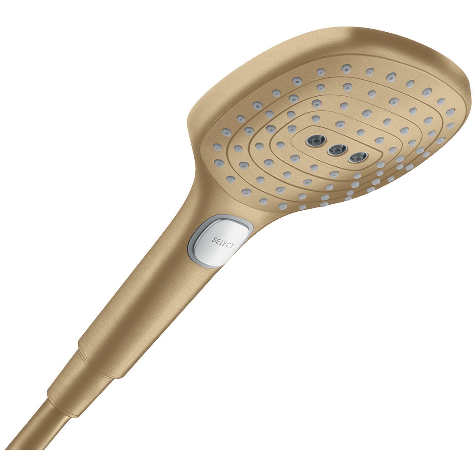 Hansgrohe Raindance Select E El Duşu 12 cm 3 Fonksiyonlu EcoSmart+ PowderRain Mat Bronz 28729140