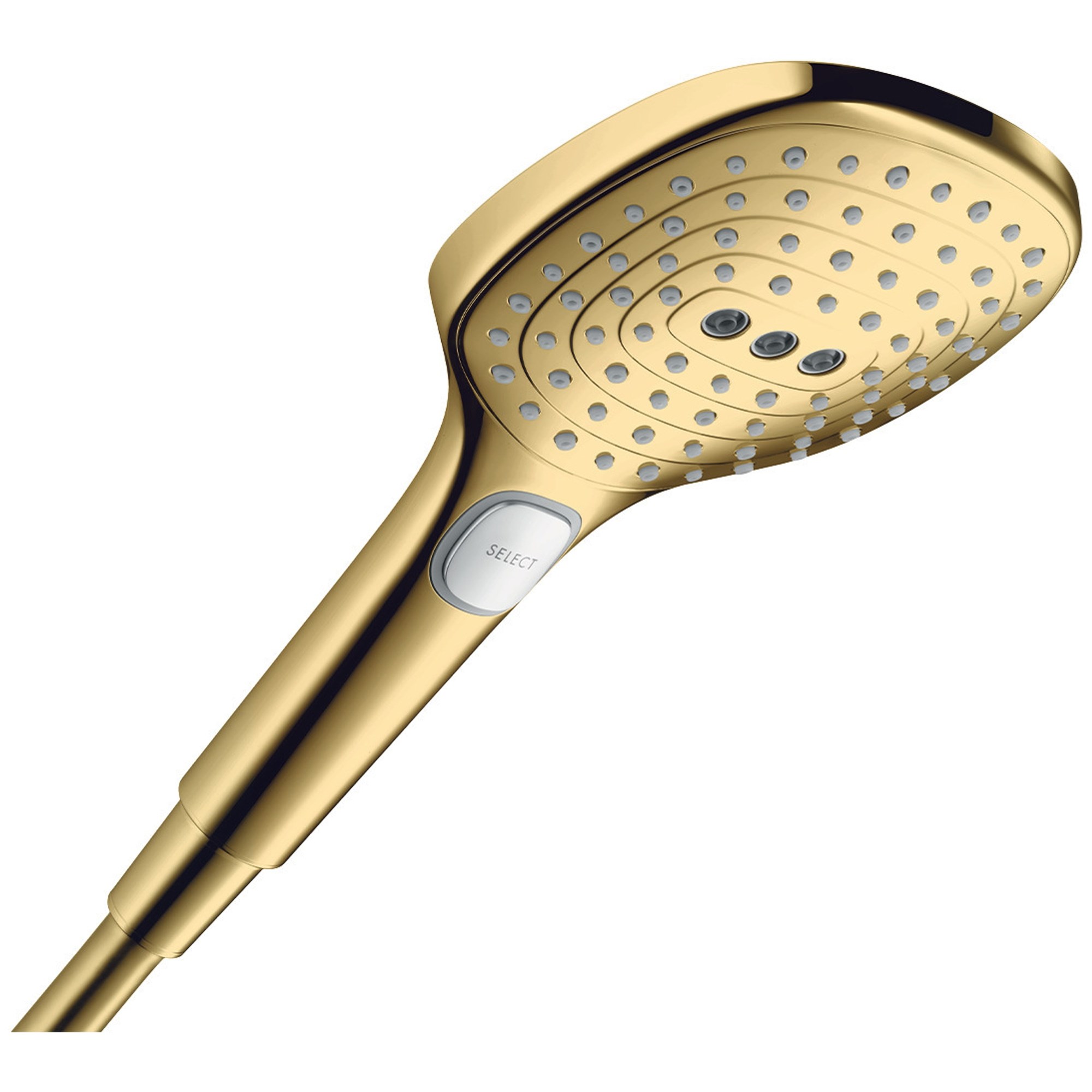 Hansgrohe Raindance Select E El Duşu 12 cm 3 Fonksiyonlu EcoSmart PowderRain Parlak Altın 28728990