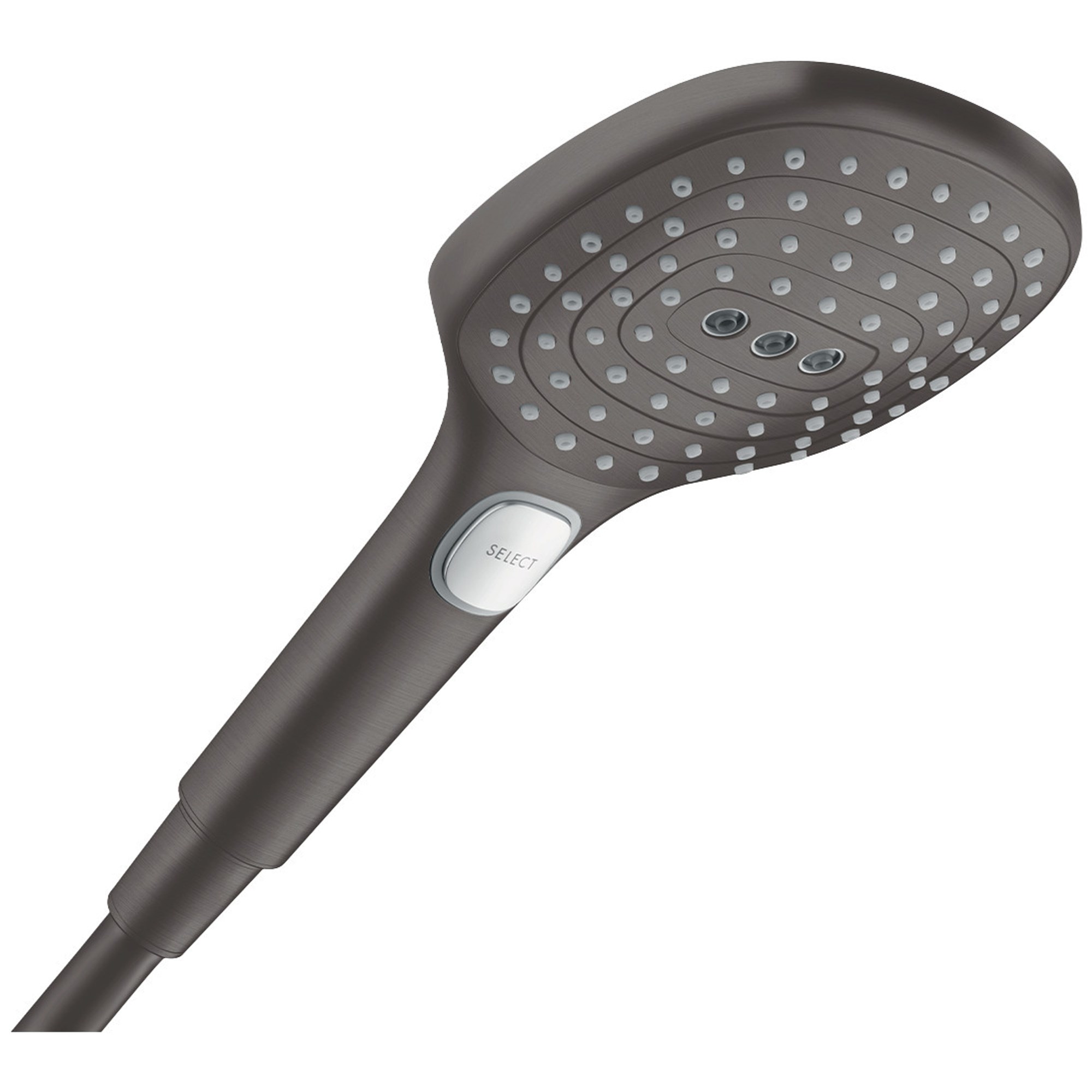 Hansgrohe Raindance Select E El Duşu 12 cm 3 Fonksiyonlu EcoSmart+ PowderRain Mat Siyah-Krom 28729340
