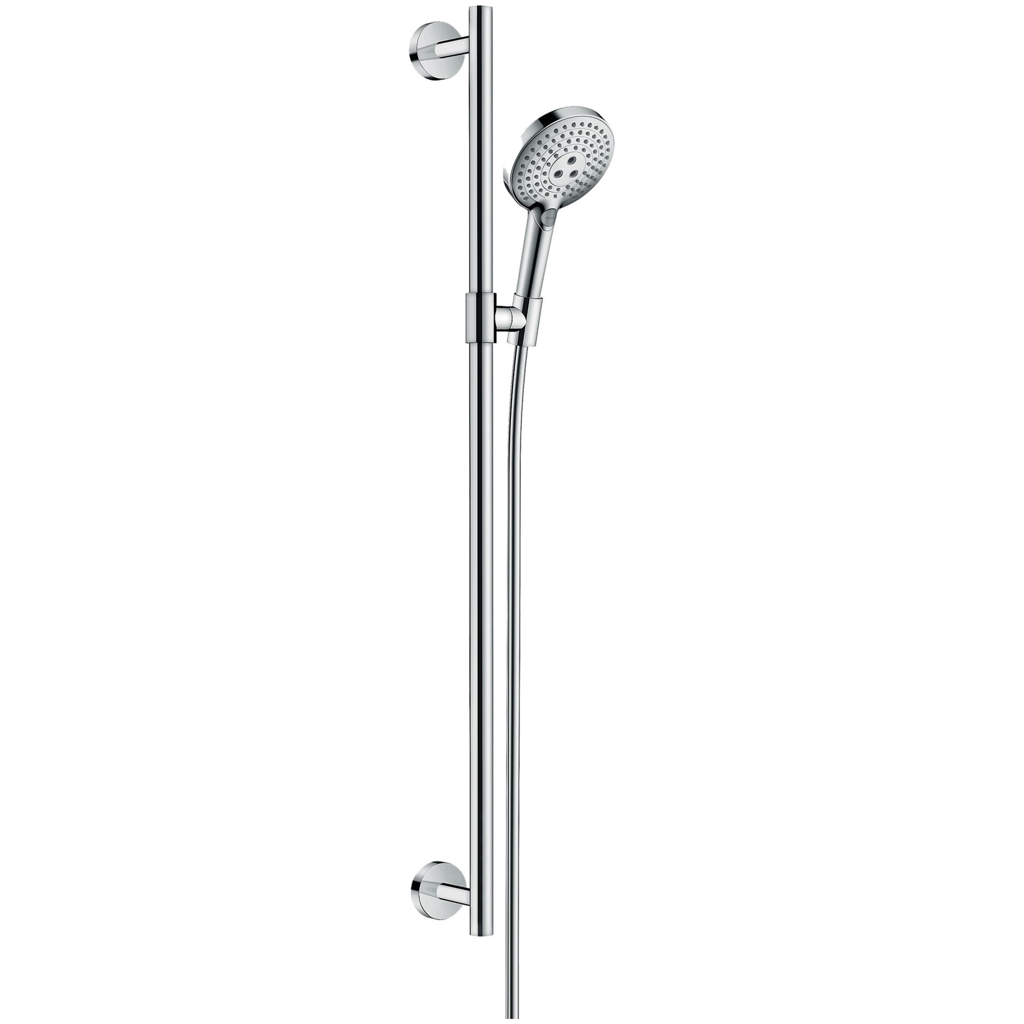 Hansgrohe Raindance Select S Duş Seti 90 cm Sürgülü 12,5 cm El Duşlu 3 Fonksiyonlu EcoSmart Krom 26323000