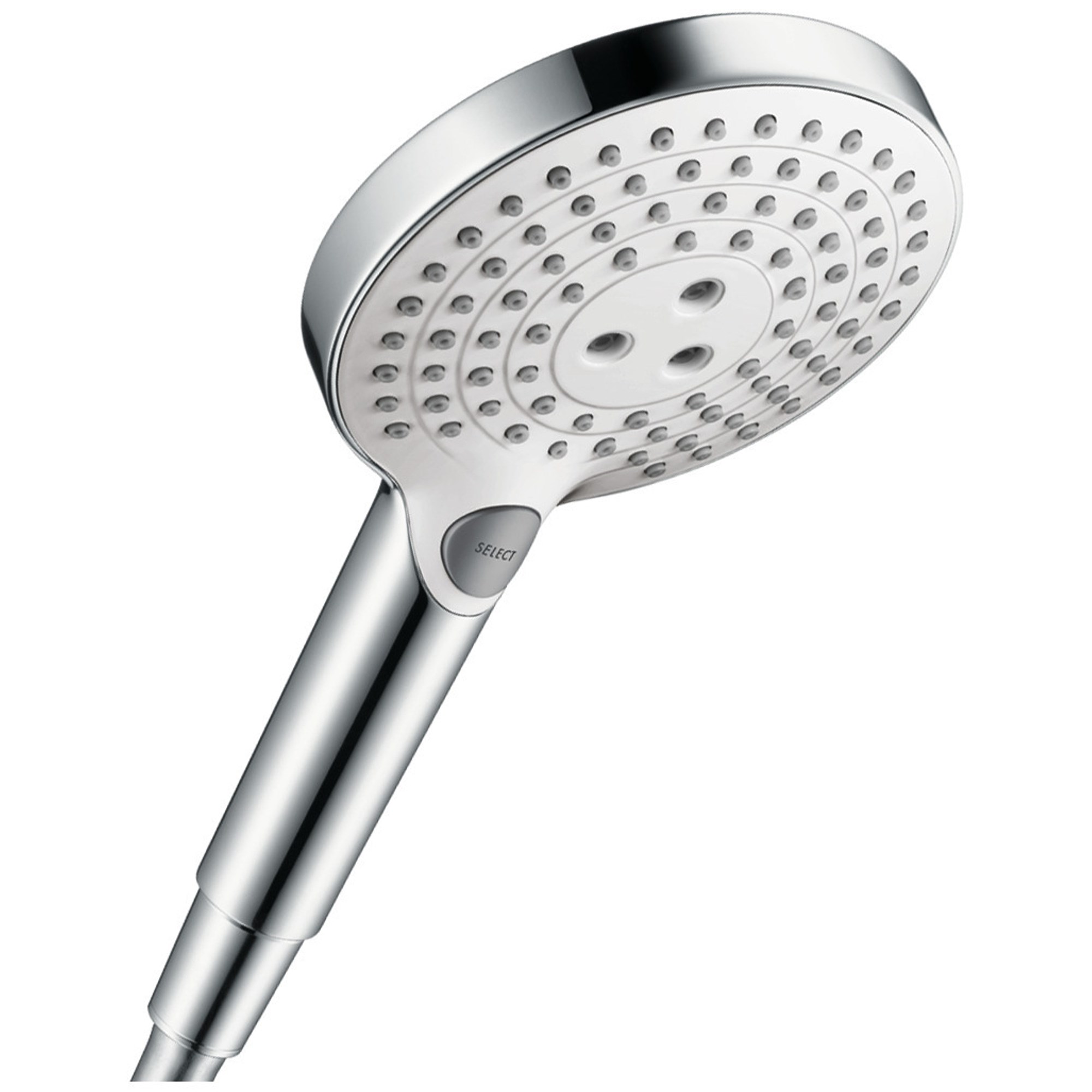 Hansgrohe Raindance Select S El Duşu 12,5 cm 3 Fonksiyonlu EcoSmart Beyaz-Krom 26531400
