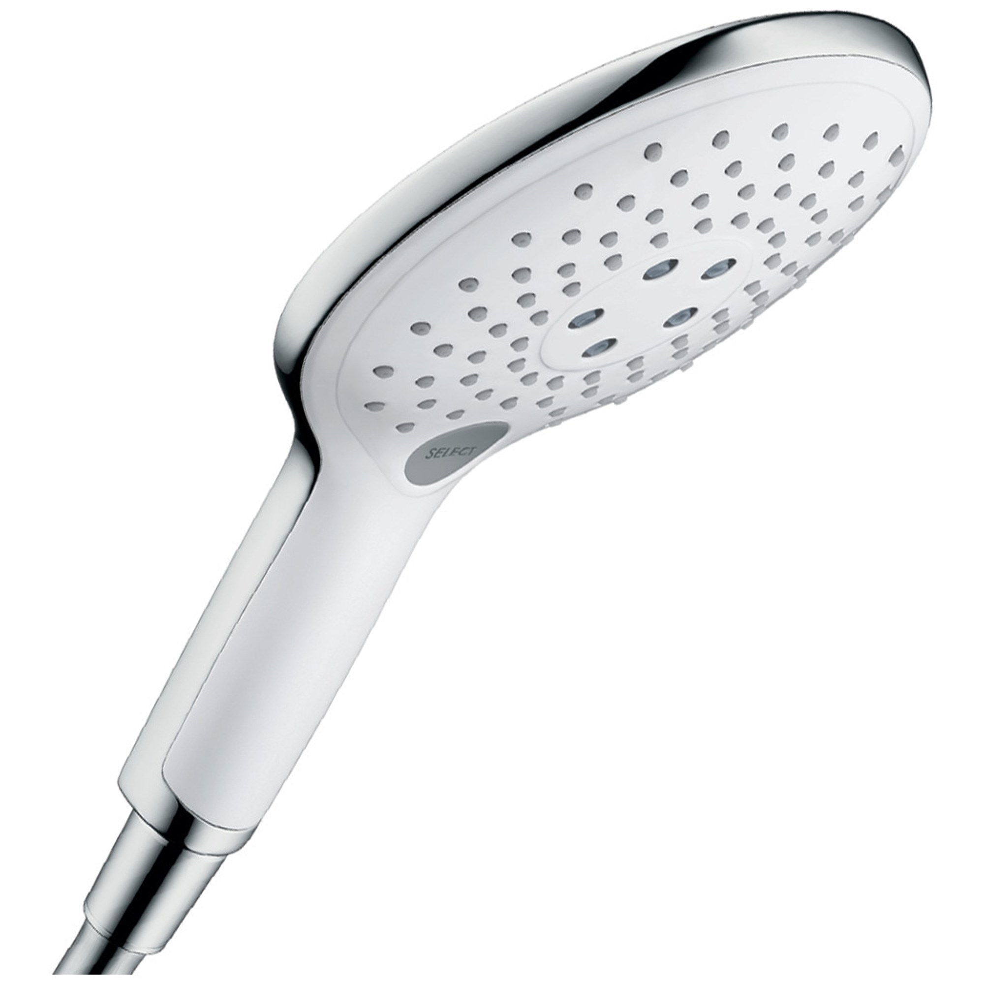 Hansgrohe Raindance Select S El Duşu 15 cm 3 Fonksiyonlu EcoSmart Beyaz-Krom 28588400
