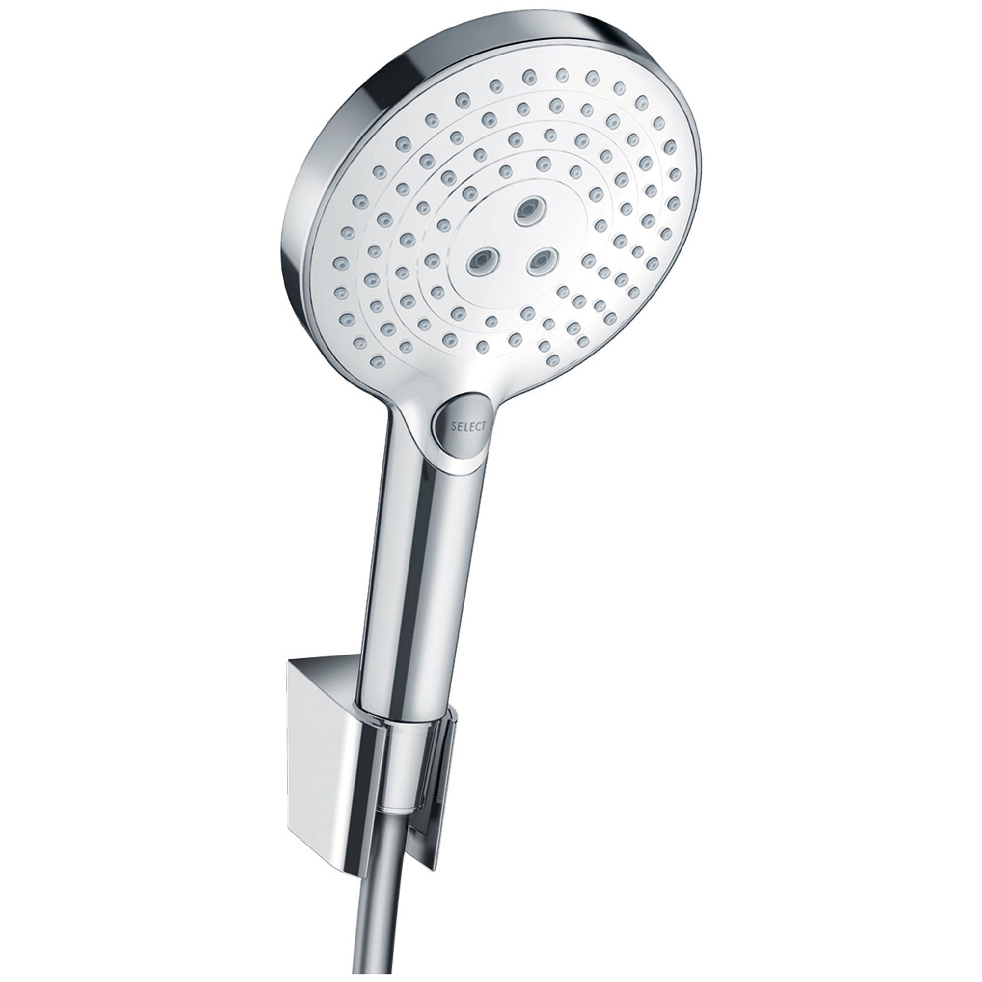 Hansgrohe Raindance Select S El Duşu ve Askı Seti 12,5 cm 3 Fonksiyonlu Beyaz-Krom 26721400
