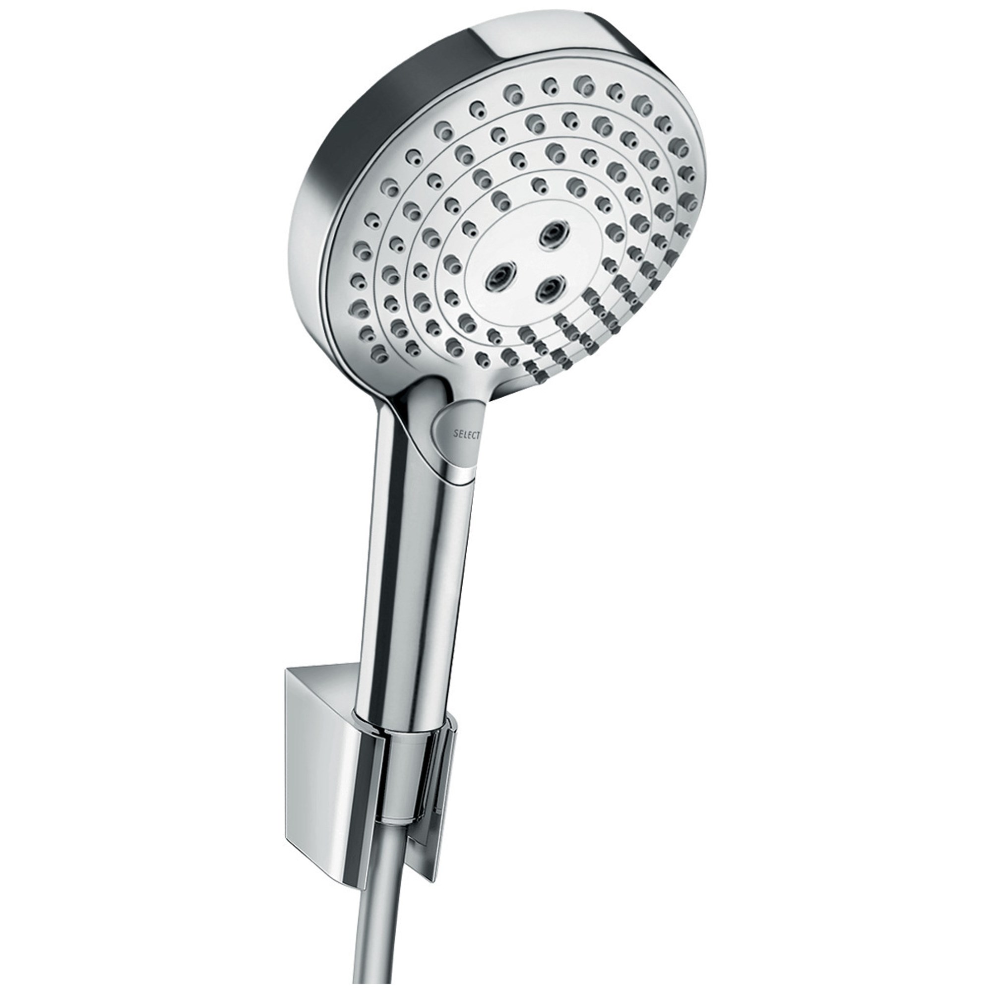 Hansgrohe Raindance Select S El Duşu ve Askı Seti 12,5 cm 3 Fonksiyonlu PowderRain Krom 27668000