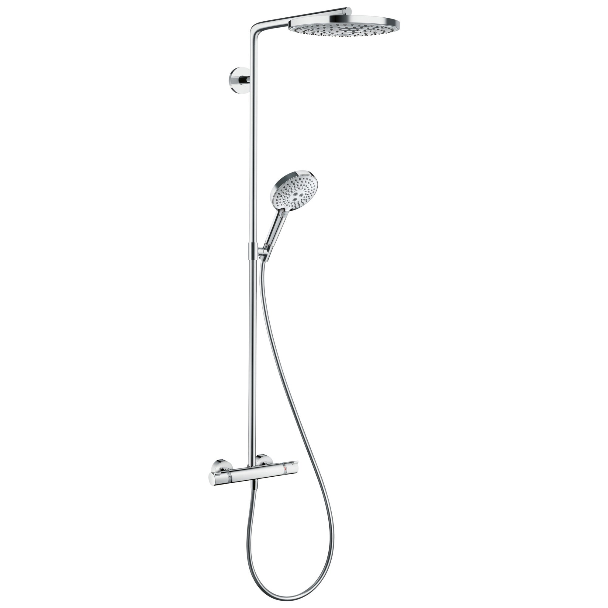 Hansgrohe Raindance Select S Termostatik Duş Sistemi 240 2 Fonksiyonlu Beyaz-Krom 27129400