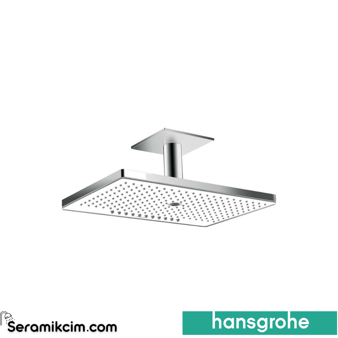 Hansgrohe Rainmaker Select 460 Tavandan Tepe Duşu 100 Mm Krom Beyaz 24006400