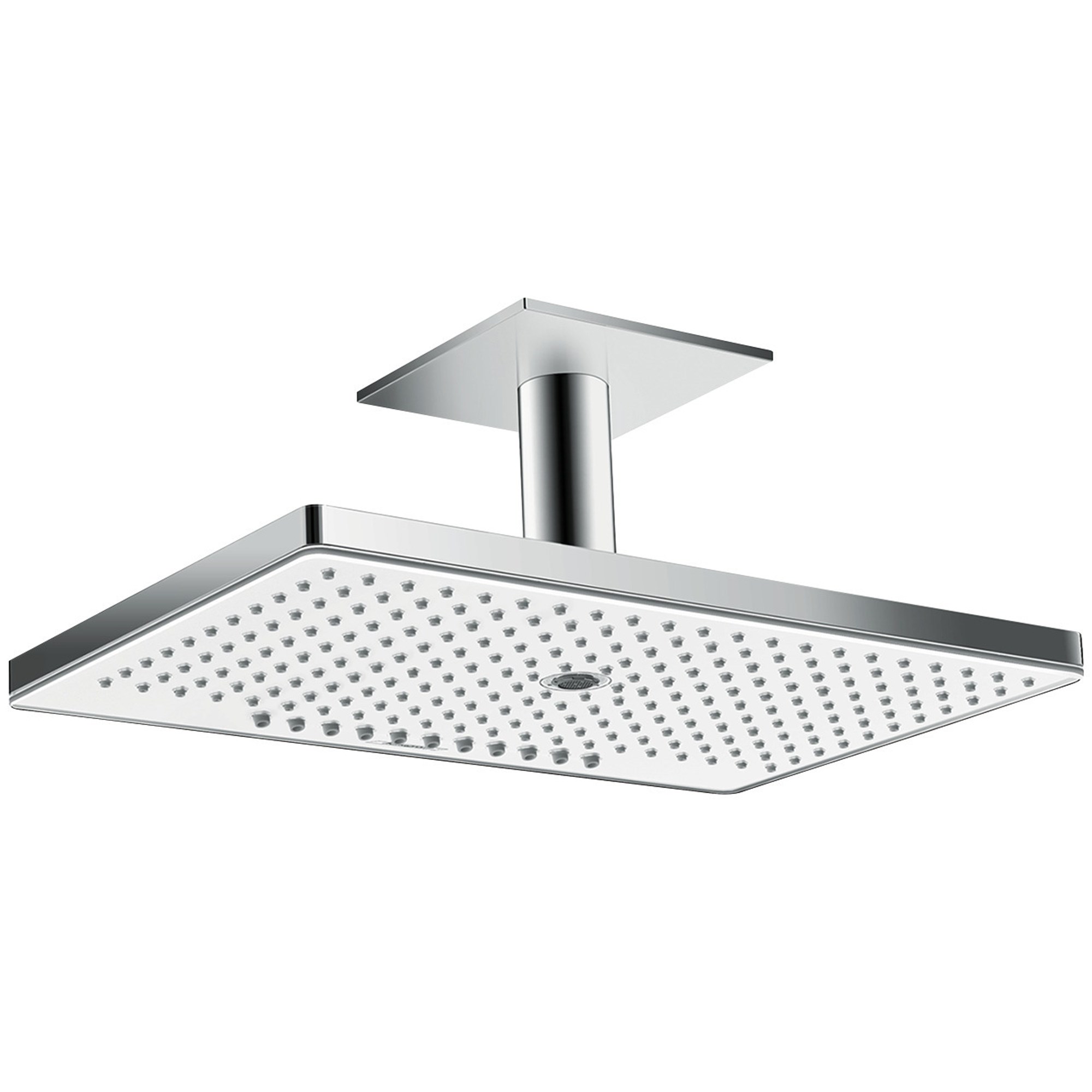 Hansgrohe Rainmaker Select Tavandan Tepe Duşu 46x30 cm 3 Fonksiyonlu EcoSmart Beyaz-Krom 24016400