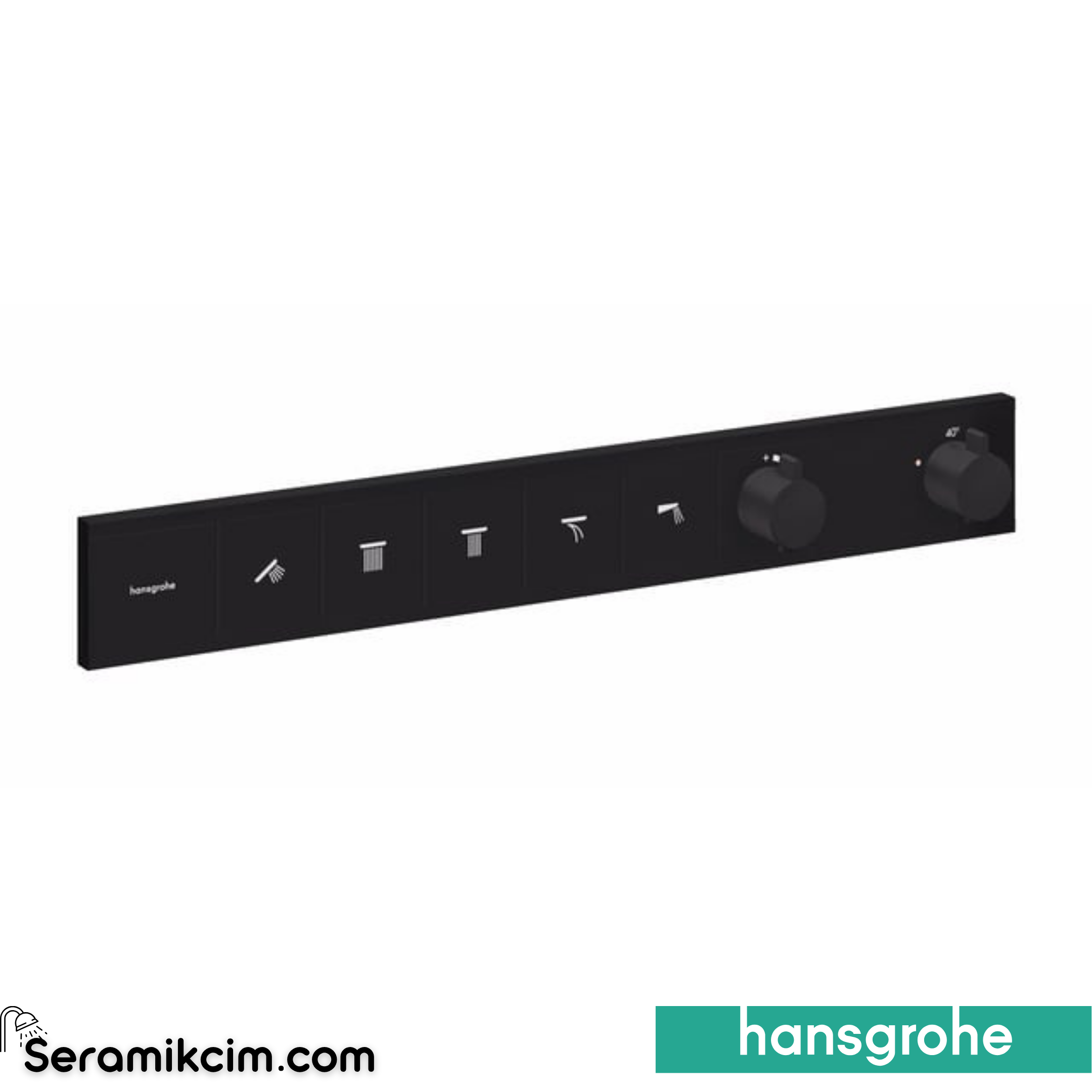 Hansgrohe Rainselect Termostat Ankastre 5 Çıkış Mat Siyah 15384670