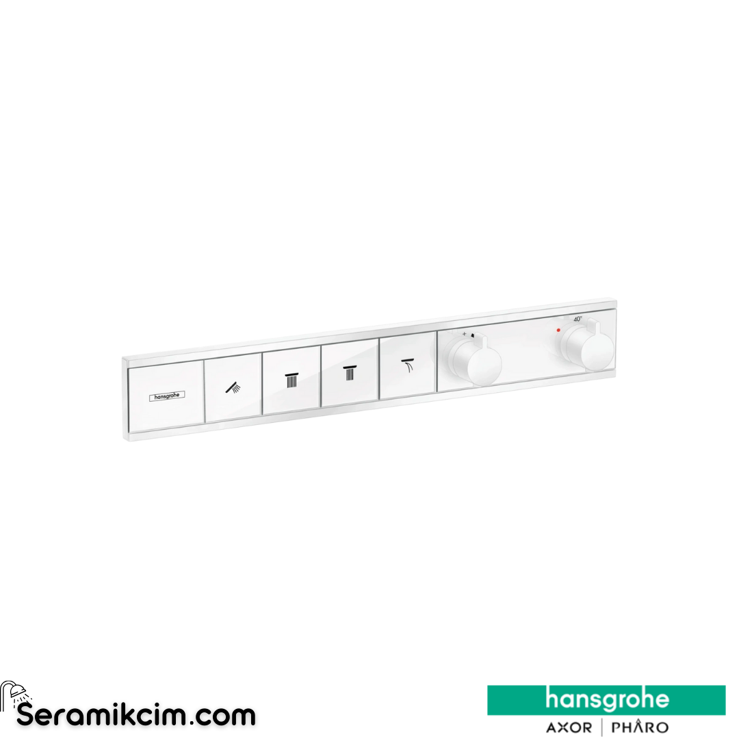 Hansgrohe Rainselect Termostat Ankastre 4 Çıkış Mat Beyaz 15382700