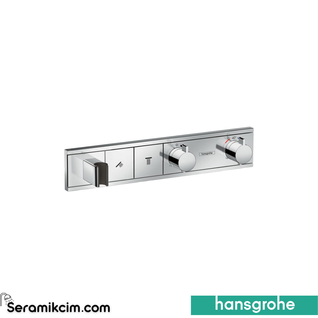 Hansgrohe RainSelect Termostatik Ankastre Banyo Bataryası 2 Çıkış Krom 15355000