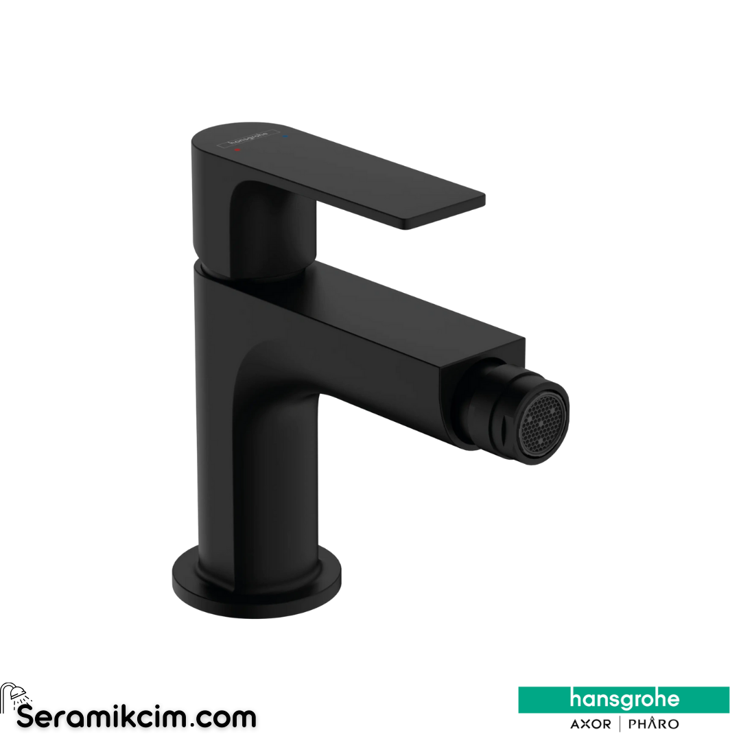 Hansgrohe Rebris E Bide Bataryası Sifon Kumandalı Mat Siyah 72211670