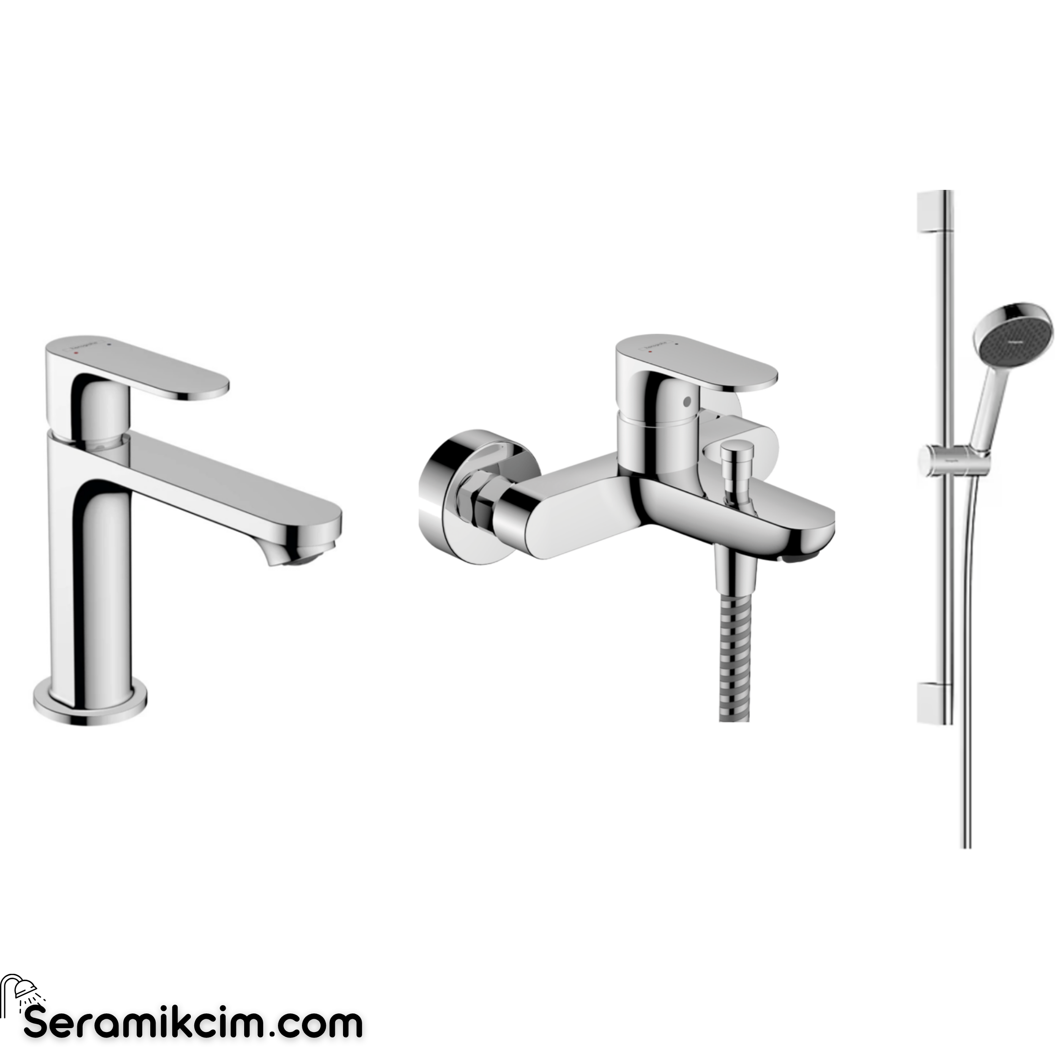 Hansgrohe Rebris S Banyo ve Lavabo Batarya Set