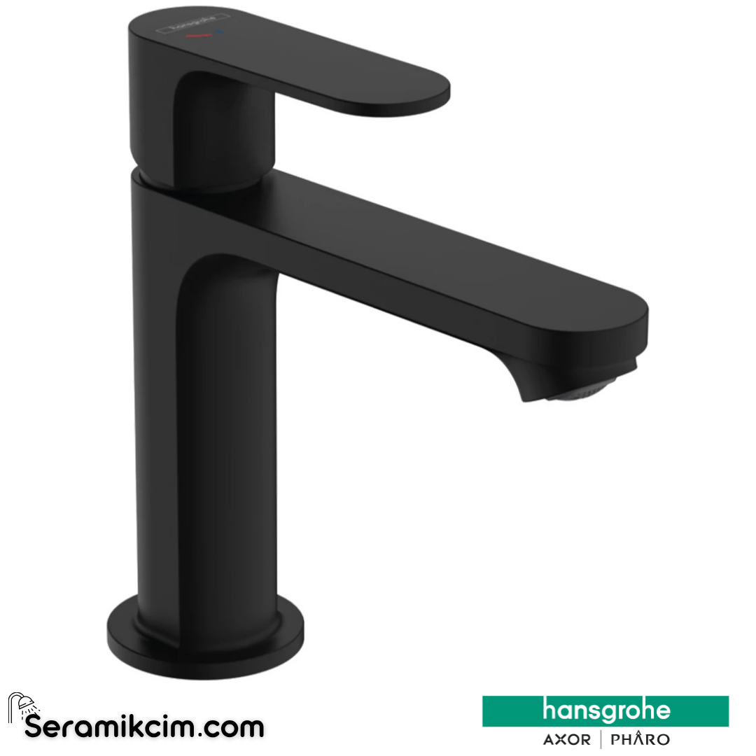 Hansgrohe Rebris S Tek Kollu Lavabo Bataryası 110 Coolstart Kumandalı Satin Siyah 72519670 - 72519670