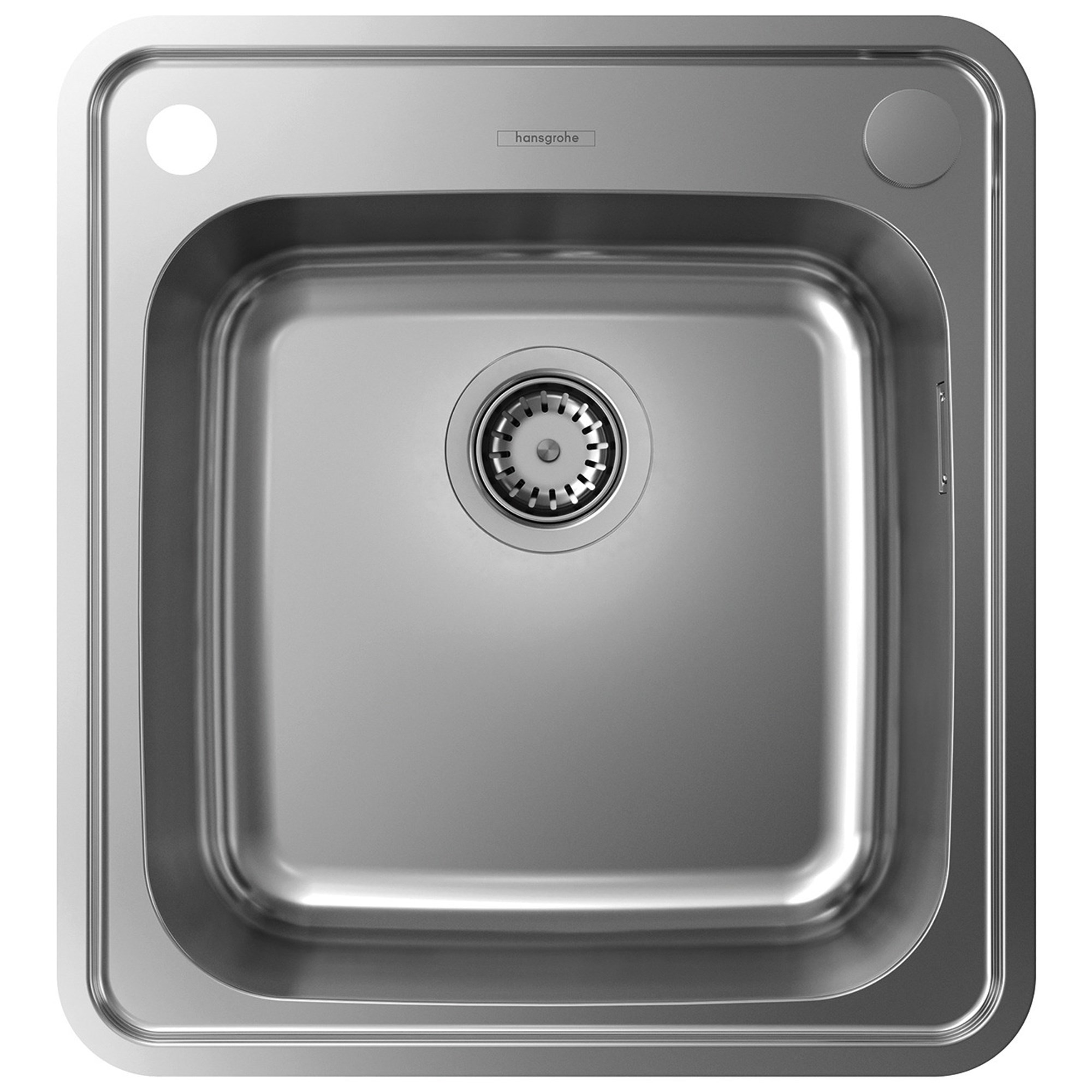 Hansgrohe S412-F400 Ankastre Eviye 400/400 Çelik 43335800
