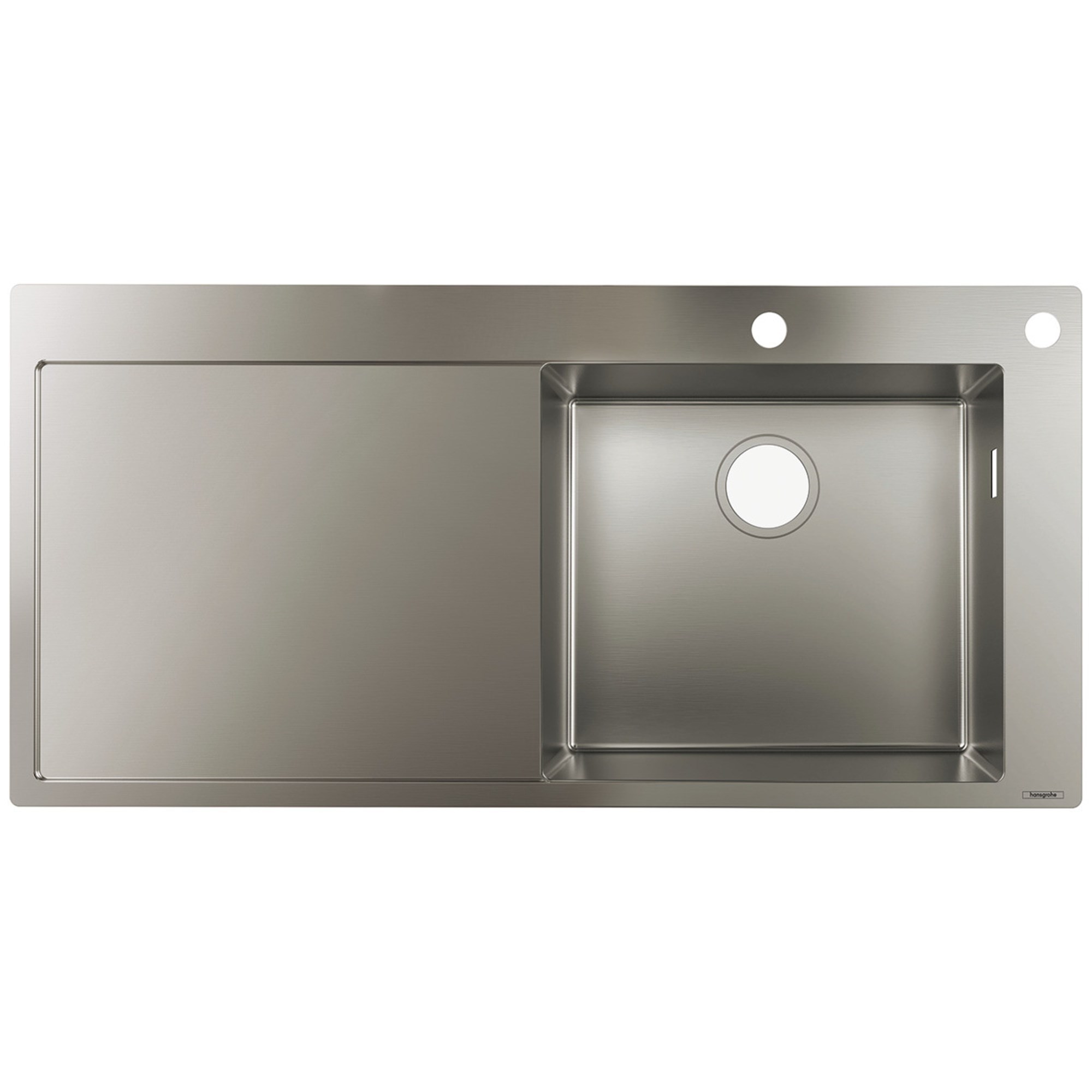 Hansgrohe S717-F450 Tezgahüstü Eviye 450 Damlalıklı 43307800
