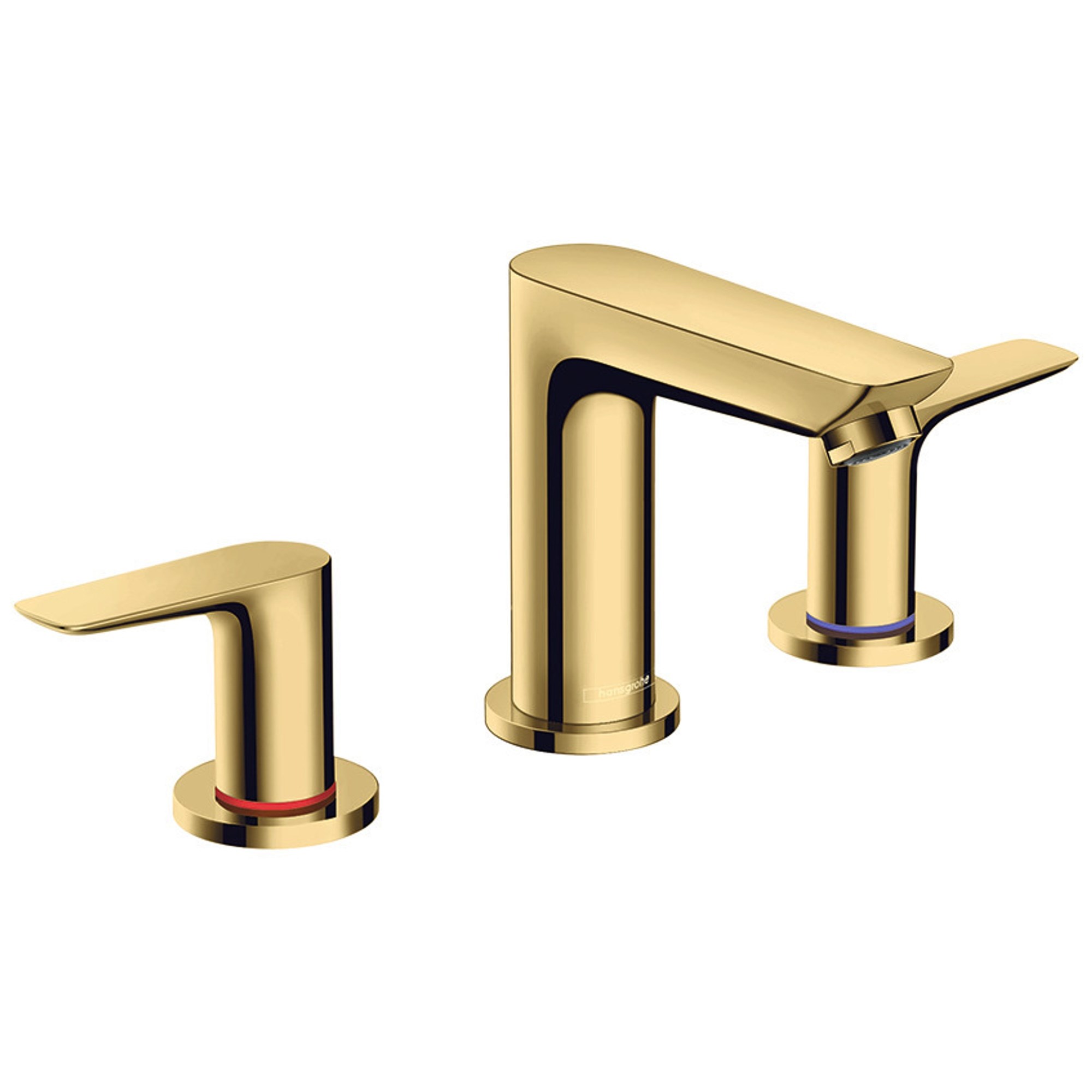 Hansgrohe Talis E 3 Delikli Lavabo Bataryası Sifon Kumandalı Parlak Altın 71733990