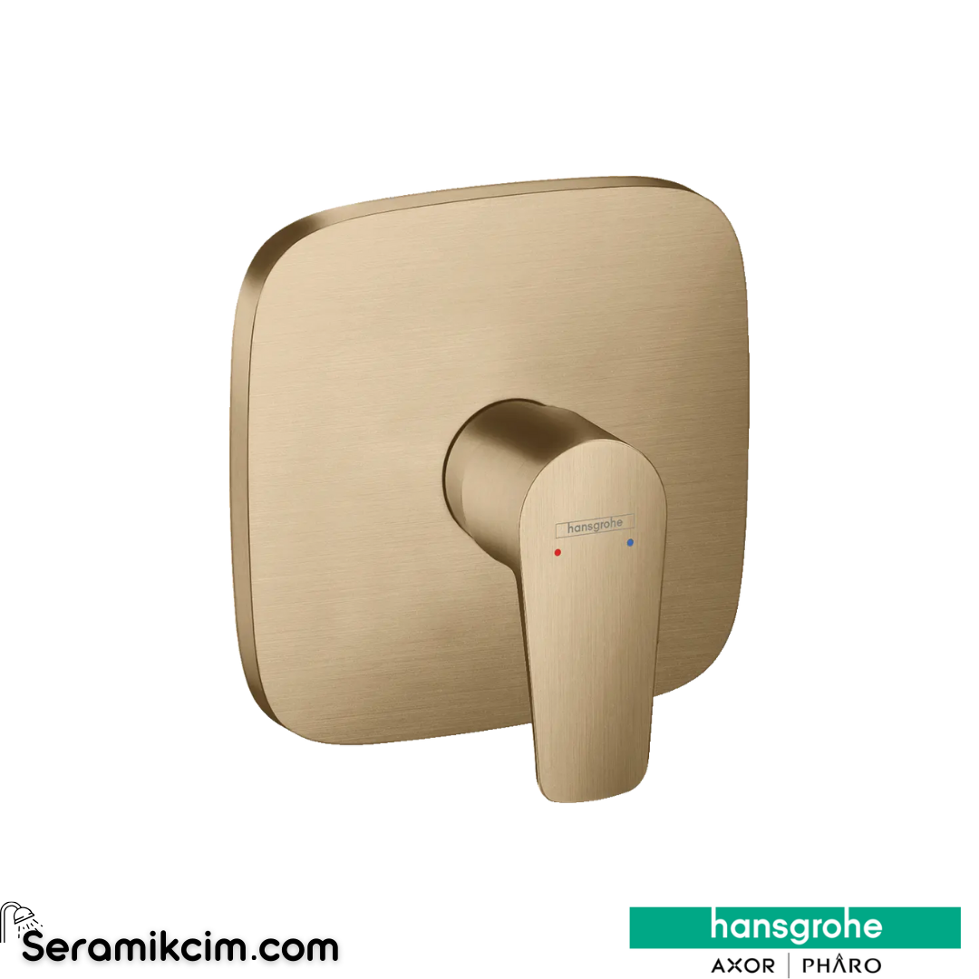 Hansgrohe Talis E Duş Bataryası Ankastre Mat Bronz 71765140
