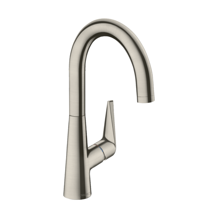 HansGrohe Talis M51 Tek Kollu Eviye Bataryası 220, 1Jet Paslanmaz Çelik 72814800