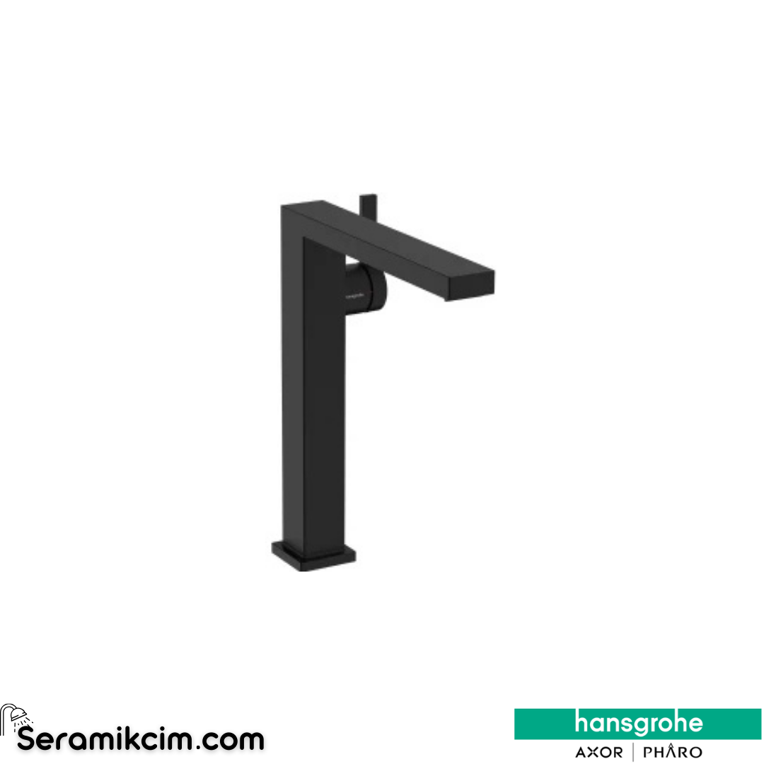 Hansgrohe Tecturis E 240 Fine Çanak Lavabo Bataryası Coolstart Bas-Aç Gider Seti İle Mat Siyah 73073670