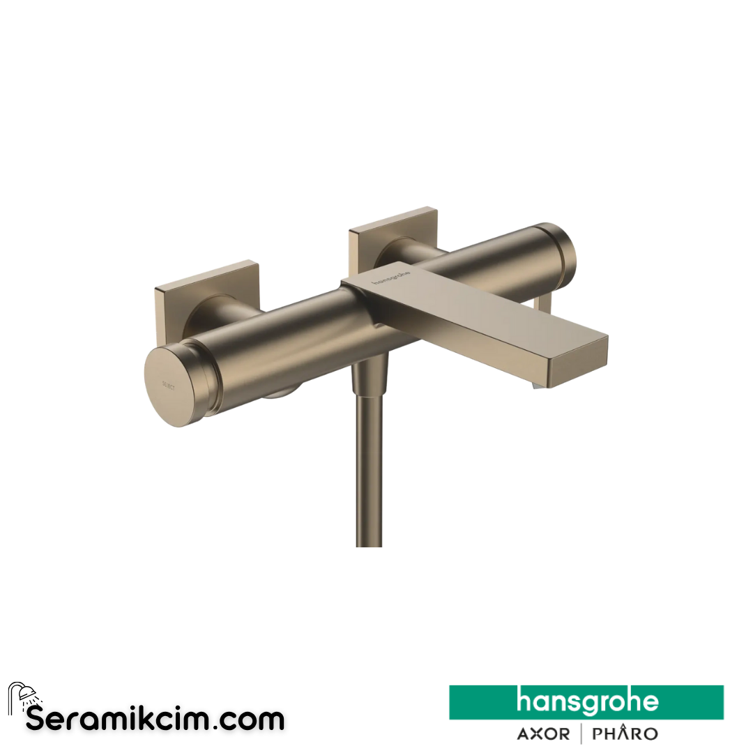 Hansgrohe Tecturis E Banyo Bataryası Mat Bronz 73420140