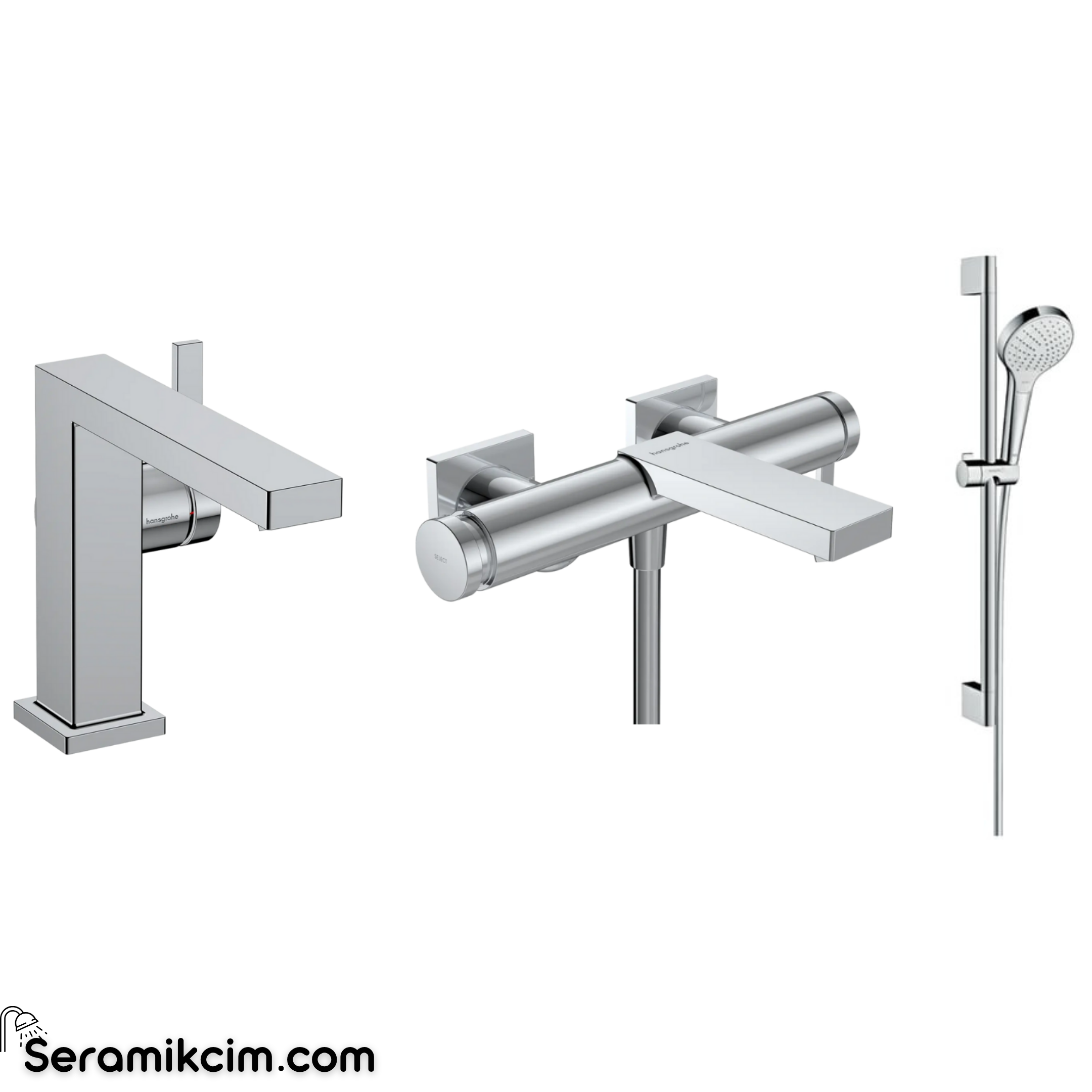 Hansgrohe Tecturis E Banyo ve Lavabo Batarya Set