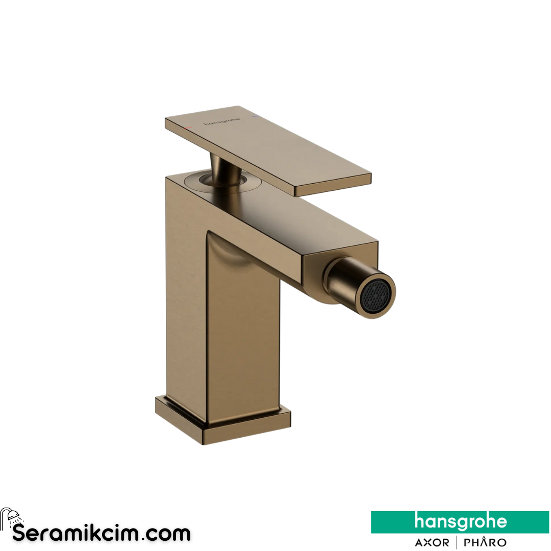 Hansgrohe Tecturis E Bide Bataryası Sifon Kumandalı Mat Bronz 73200140