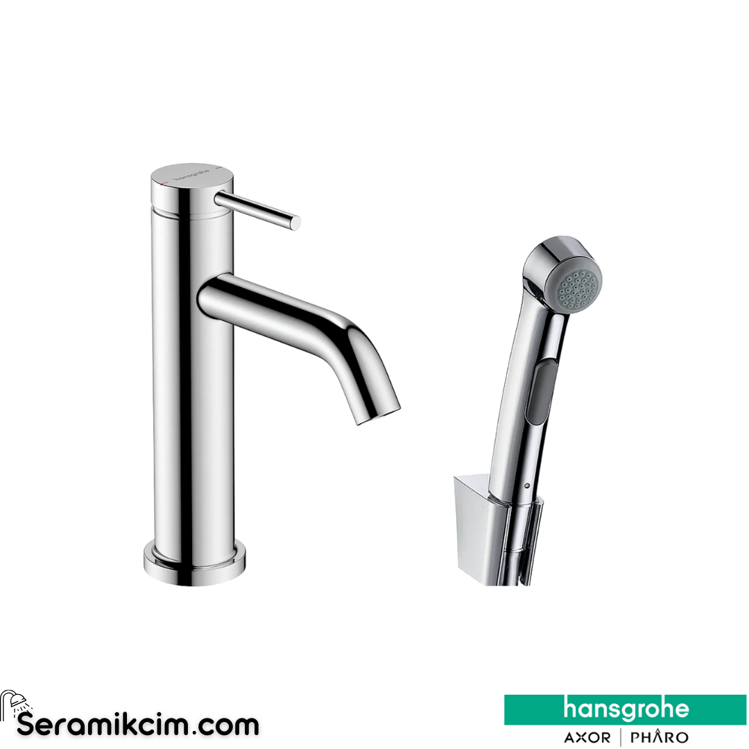 Hansgrohe Tecturis S 110 Lavabo Bataryası Bidette El Duşu Ve Duş Hortumu 160 Cm İle Krom 73211000