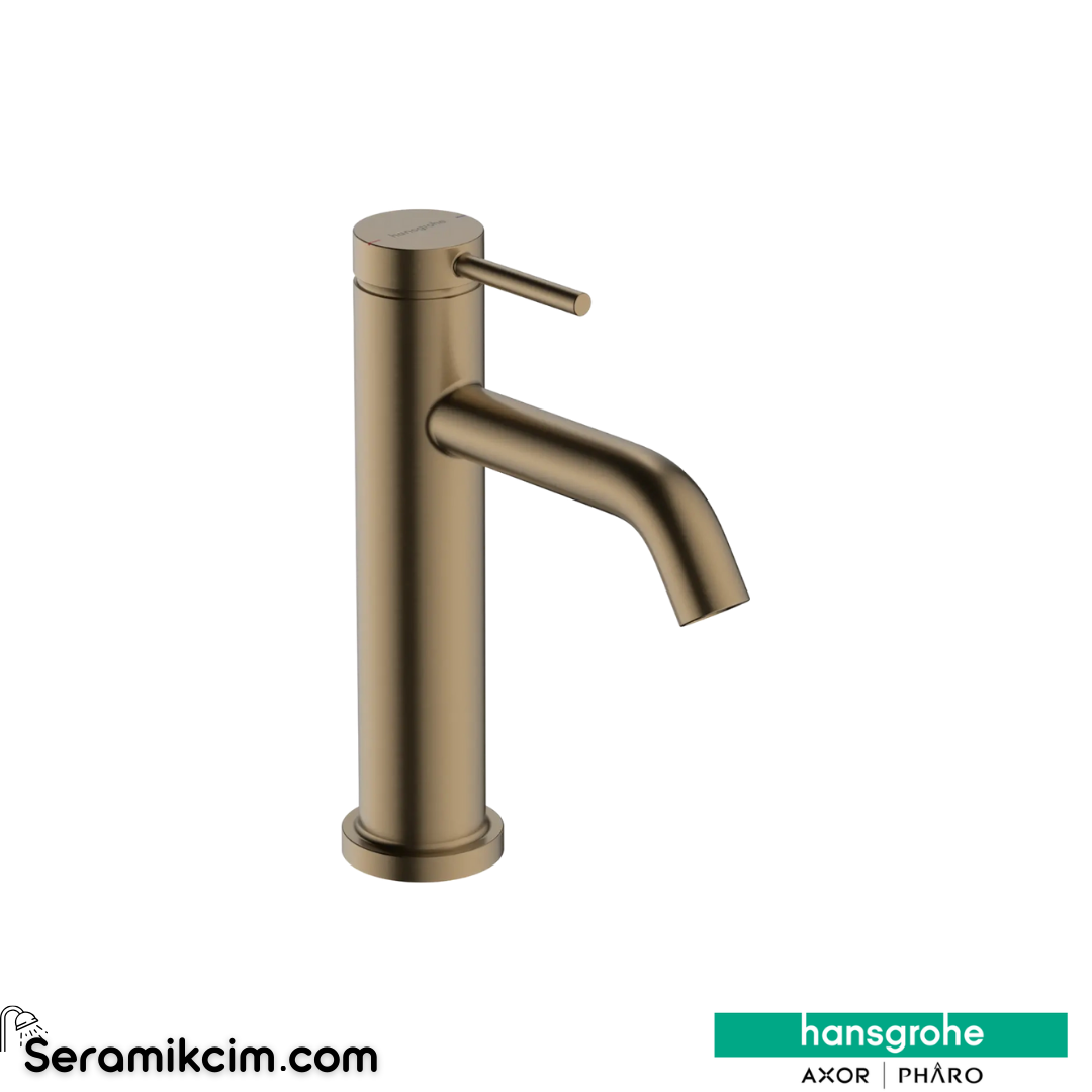 Hansgrohe Tecturis S 110 Lavabo Bataryası Coolstart Sifon Kumandalı Mat Bronz 73318140