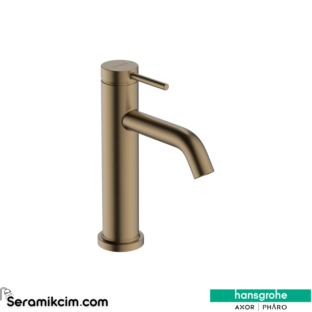 Hansgrohe Tecturis S 110 Lavabo Bataryası Ecosmart+ Mat Bronz 73311140