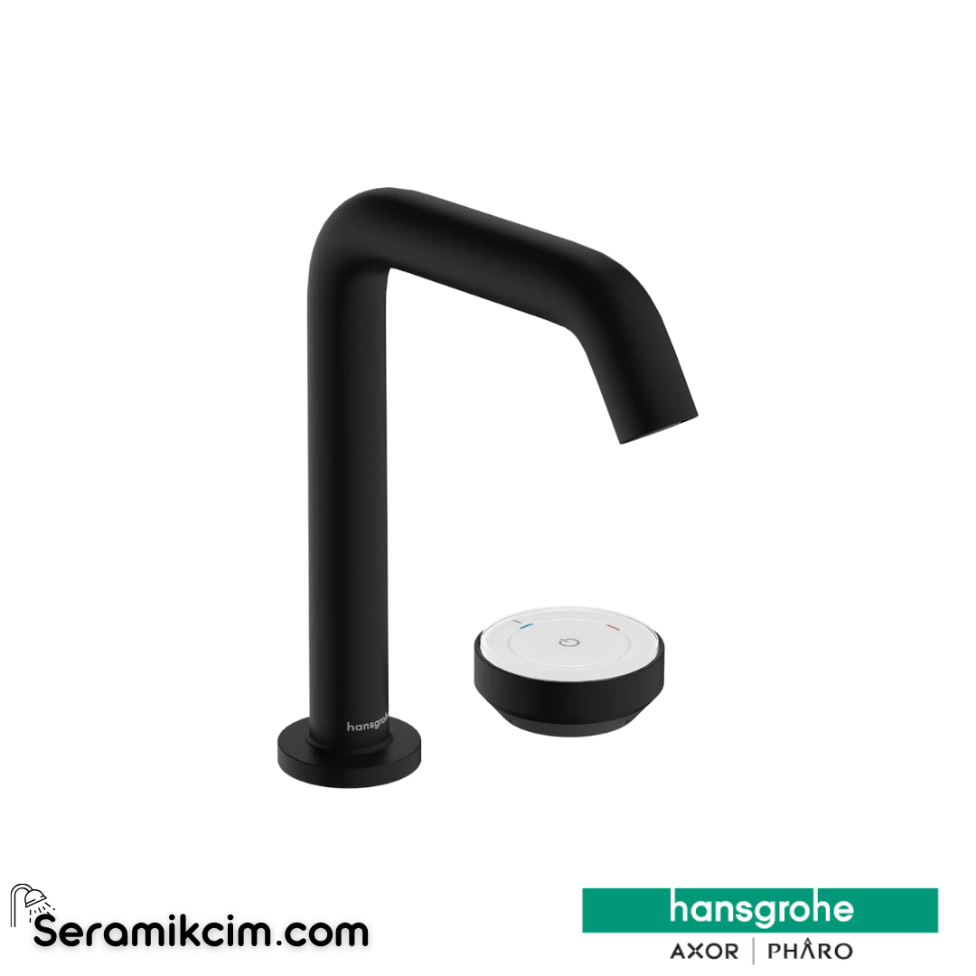 Hansgrohe Tecturis S 150 2 Delikli Lavabo Bataryası Coolstart Ecosmart+ Kumandasız Mat Siyah 73353670