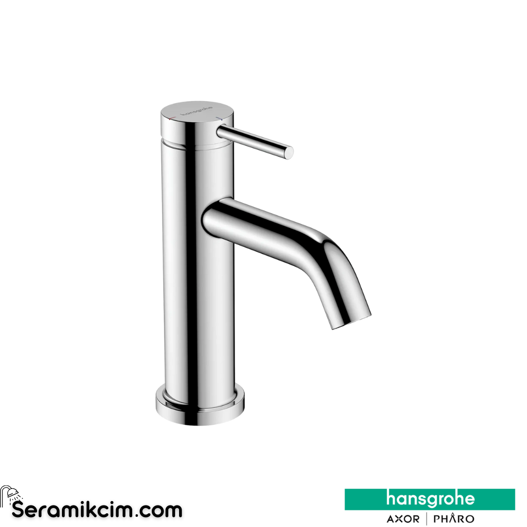 Hansgrohe Tecturis S 150 Fine Lavabo Bataryası Coolstart Bas-Aç Gider Seti Krom 73342000