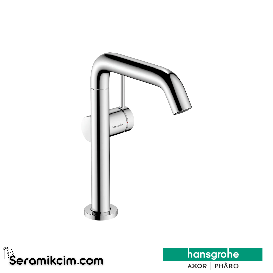 Hansgrohe Tecturis S 210 Fine Lavabo Bataryası Coolstart Ecosmart+ Dönebilir Gaga Ve Bas-Aç Gider Seti İle Krom 73360000