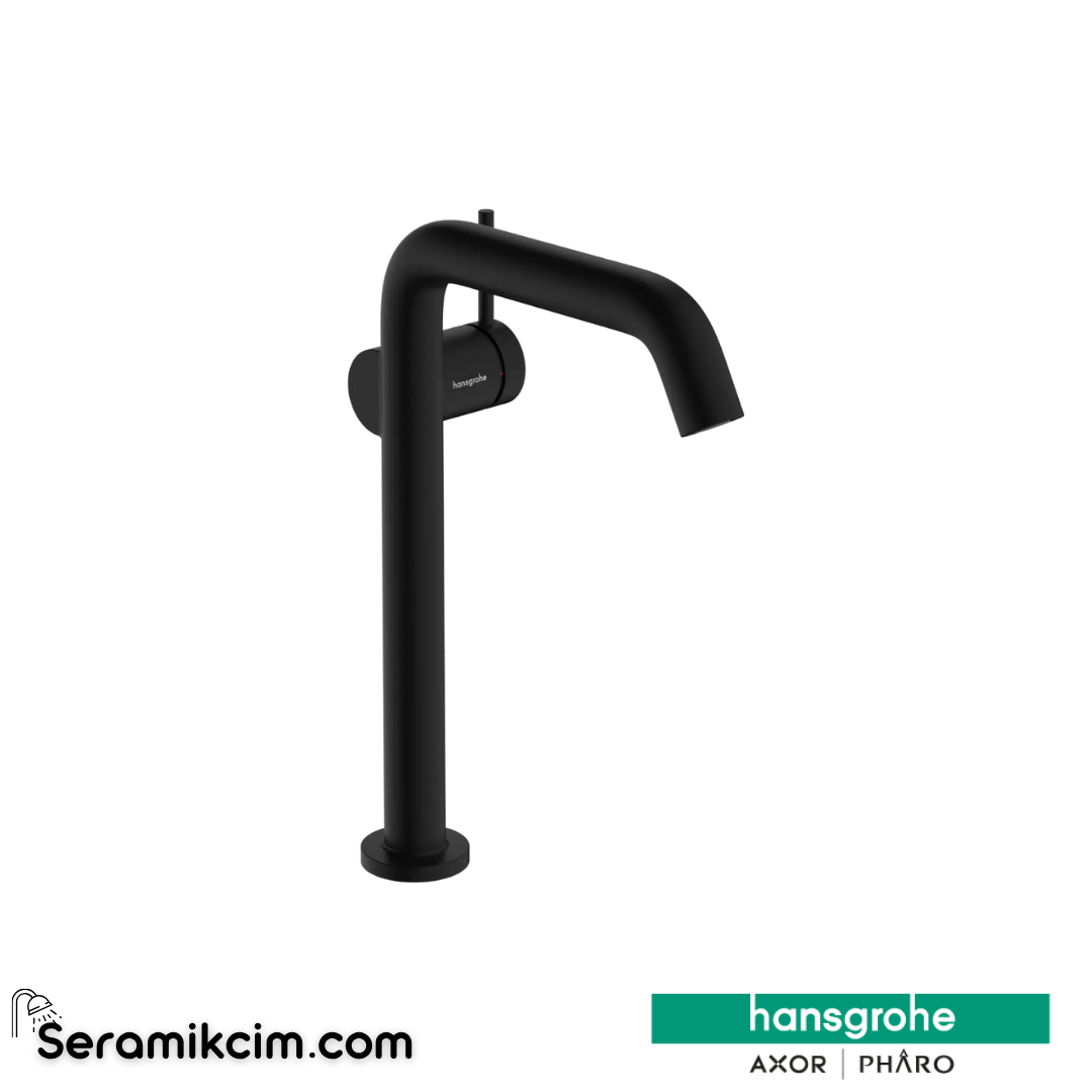 Hansgrohe Tecturis S 240 Fine Çanak Lavabo Bataryası Coolstart Ecosmart+ Bas-Aç Gider Seti İle Mat Siyah 73370670
