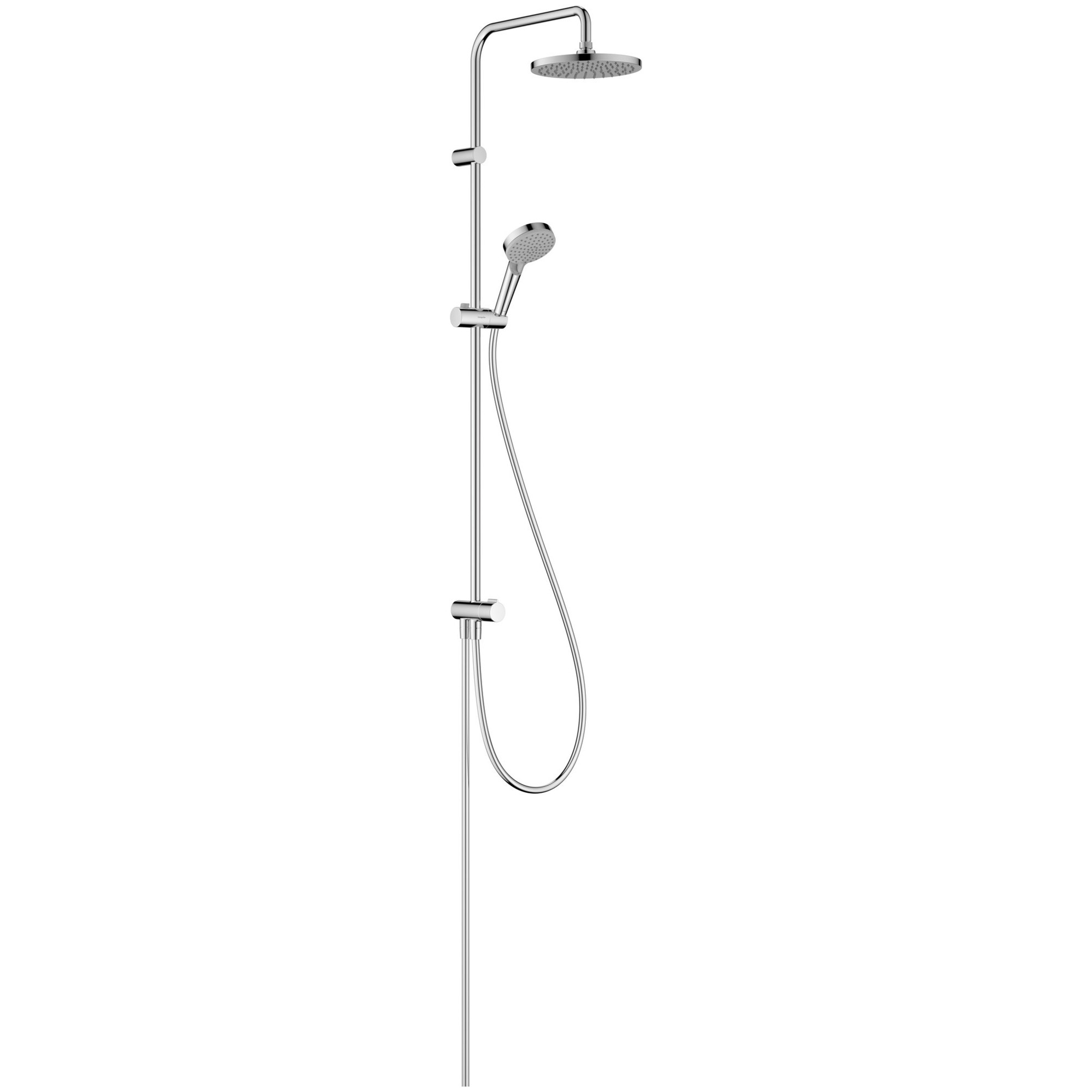 Hansgrohe Vernis Blend Duş Sistemi 20,5 cm 1 Fonksiyonlu EcoSmart Reno Krom 26099000
