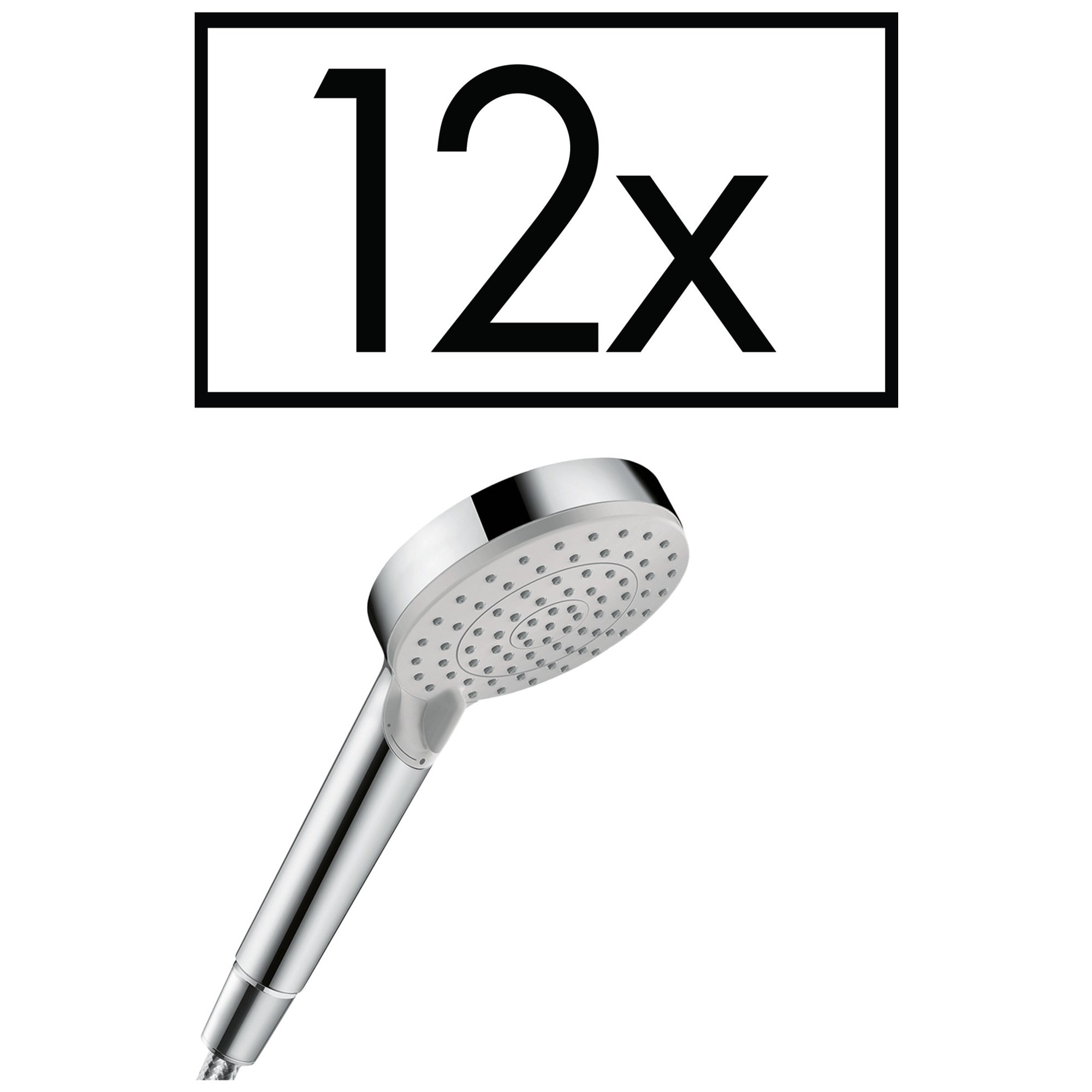 Hansgrohe Vernis Blend Vario El Duşu 100 2 Fonksiyonlu 12 Adet Proje Paketi Krom 26085000