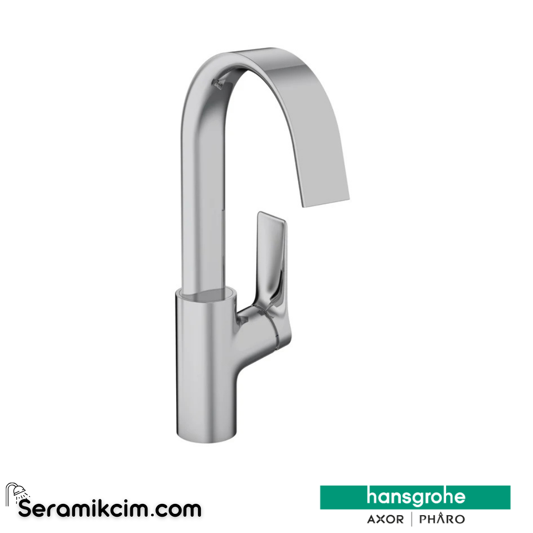 Hansgrohe Vivenis 210 Tek Kollu Döner Lavabo Bataryası Krom 75032000