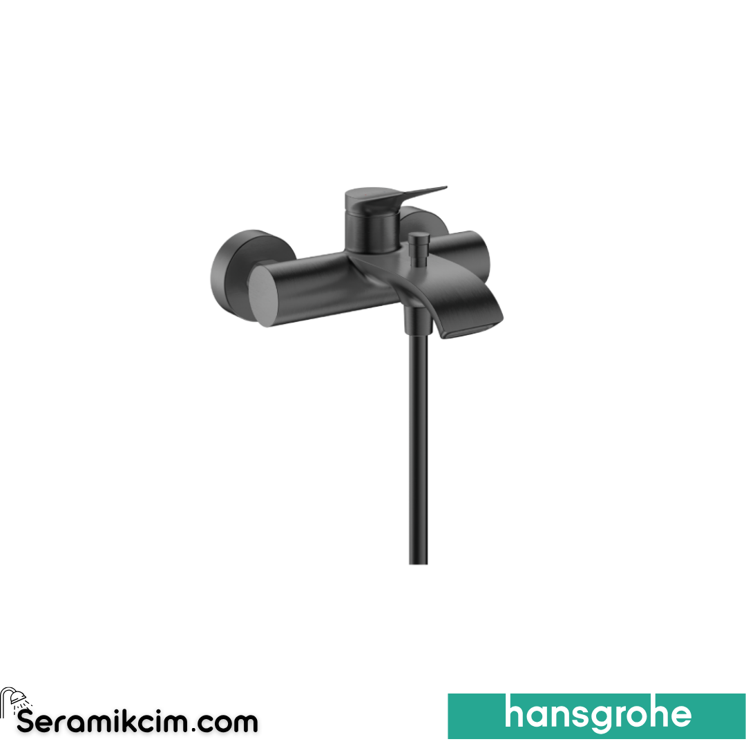 Hansgrohe Vivenis Banyo Bataryası Mat Siyah Krom 75423340