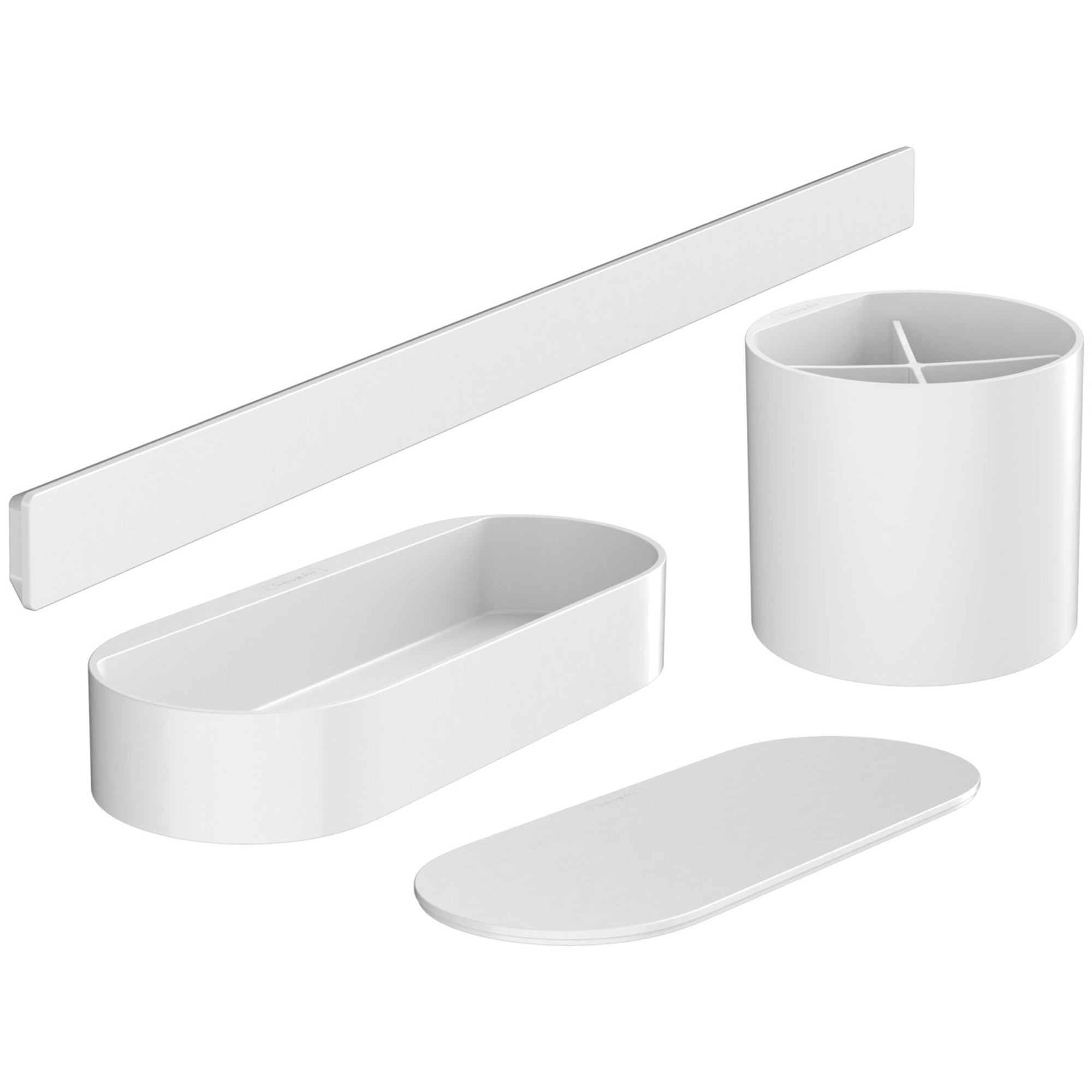 Hansgrohe WallStoris Banyo Aksesuar Seti Mat Beyaz 27968700