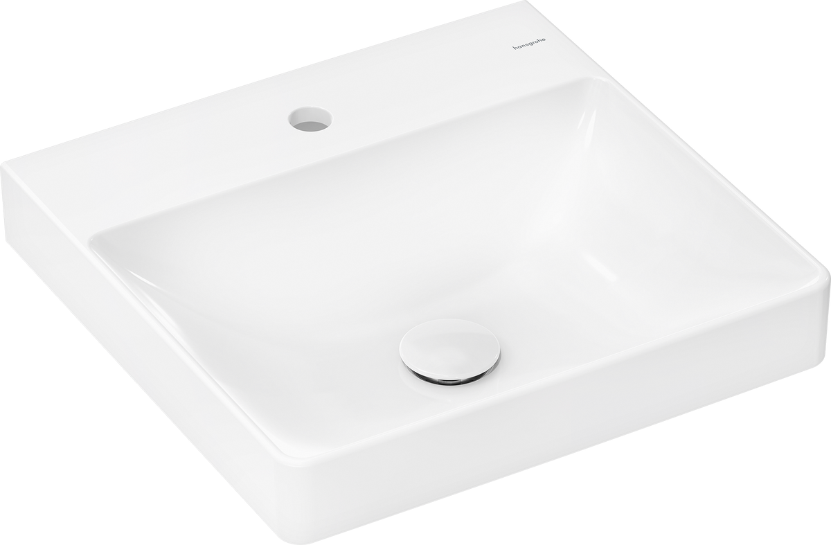 Hansgrohe Xelu Q Etajerli Lavabo 50x48cm Beyaz 61012450