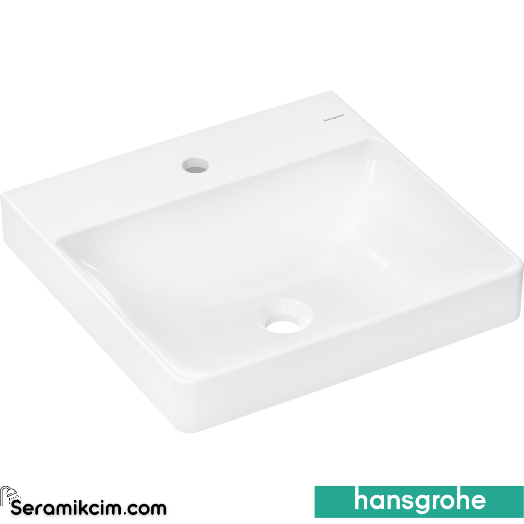 Hansgrohe Xelu Q Etajerli Lavabo 50x48 cm Beyaz 60316450