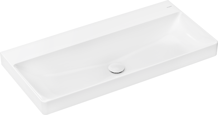 Hansgrohe Xelu Q Etajerli Lavabo Armatür Deliksiz 100x48 cm Beyaz 61041450