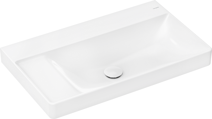 Hansgrohe Xelu Q Etajerli Lavabo Armatür Deliksiz 80x48 cm Beyaz 61032450