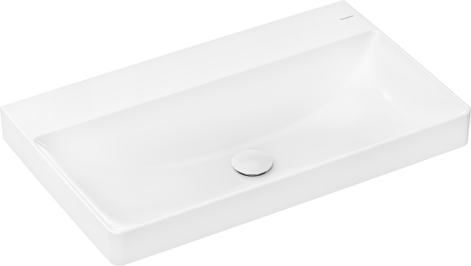 Hansgrohe Xelu Q Etajerli Lavabo Armatür Deliksiz 80x48 cm Beyaz 61021450