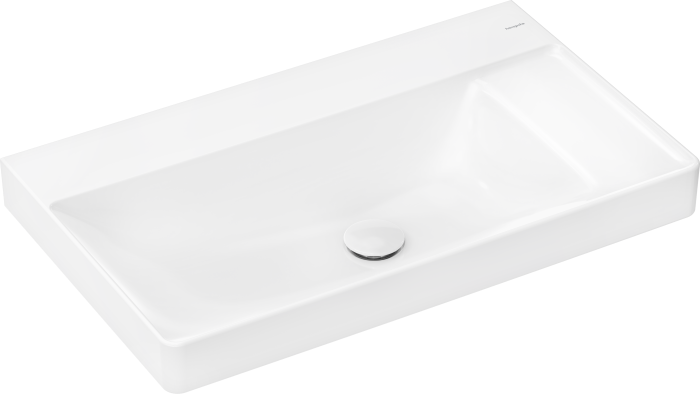Hansgrohe Xelu Q Etajerli Lavabo Armatür Deliksiz 80x48 cm Beyaz 61029450