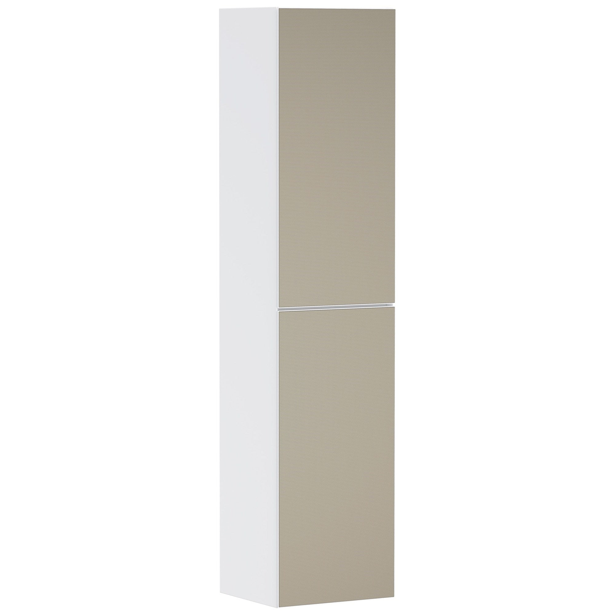 Hansgrohe Xevolos E Banyo Boy Dolabı 40x36 cm Sağ Menteşeli Mat Beyaz-Desenli Bronz 54221390