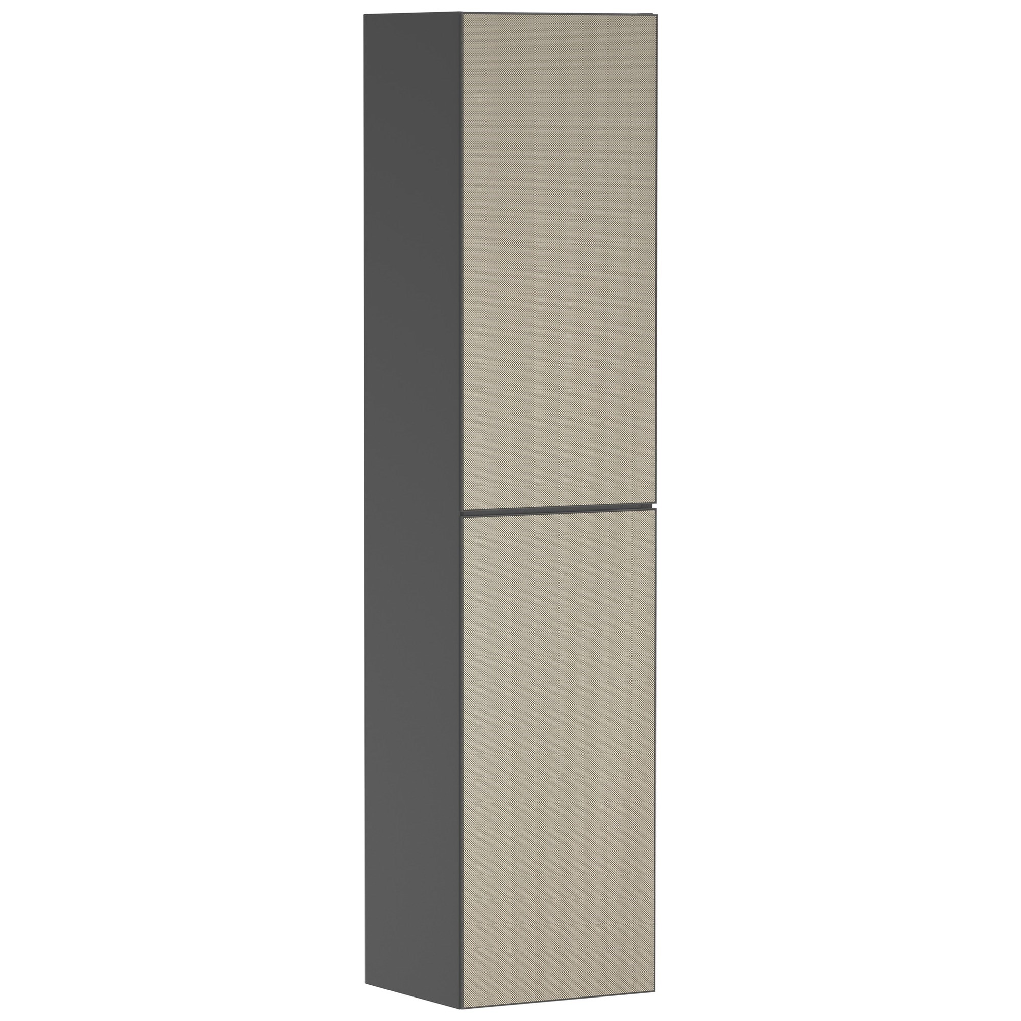 Hansgrohe Xevolos E Banyo Boy Dolabı 40x36 cm Sağ Menteşeli Mat Arduvaz Gri-Desenli Bronz 54223390