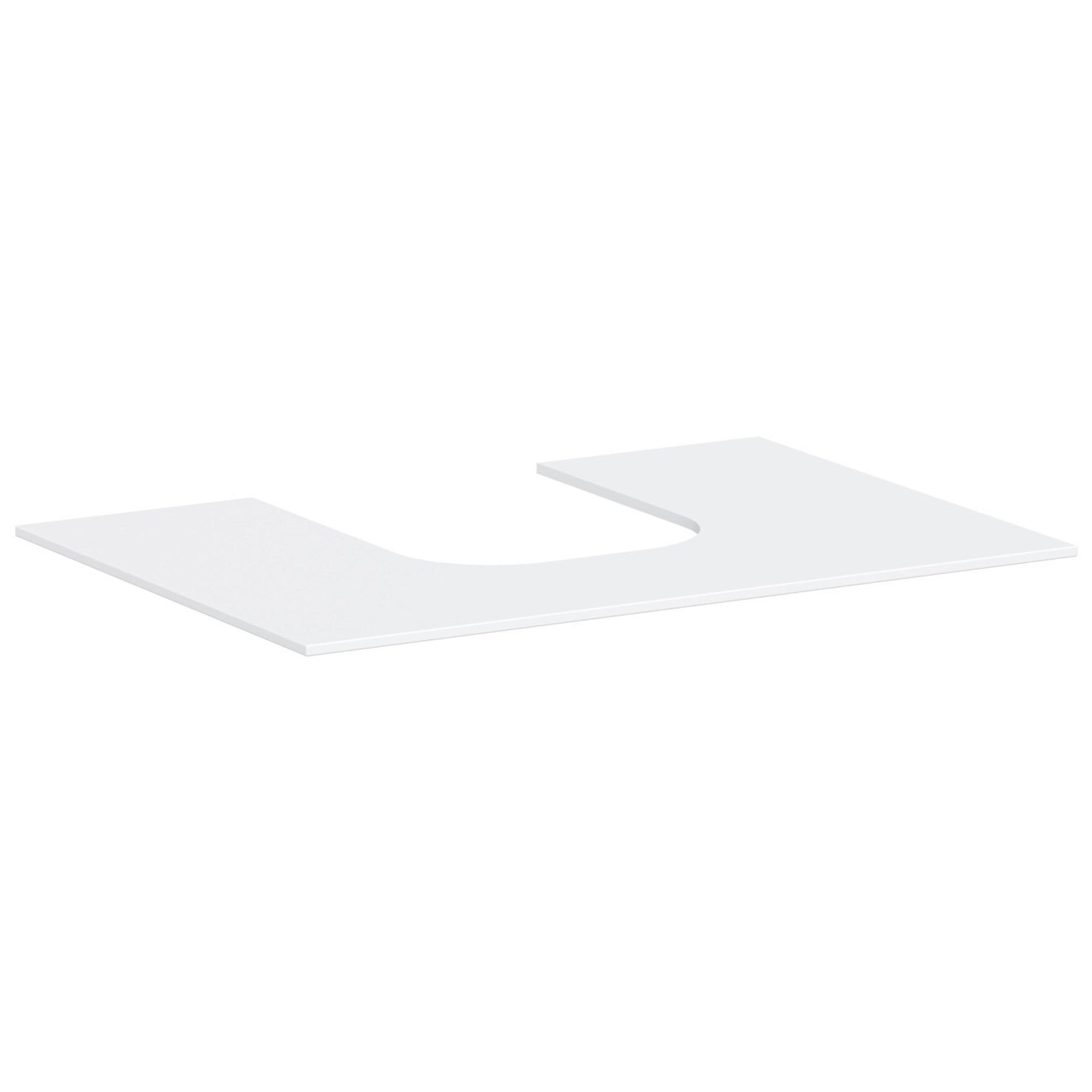 Hansgrohe Xevolos E Banyo Mobilyası Konsolu 78x55 cm Orta Lavabo Kesimli Mat Beyaz 54208700