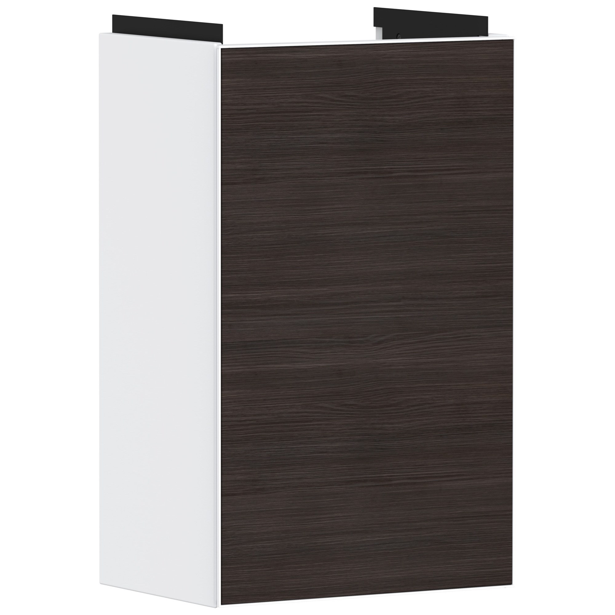 Hansgrohe Xevolos E Lavabo Dolabı 34x24,5 cm Sol Menteşeli Mat Beyaz-Koyu Meşe 54166730