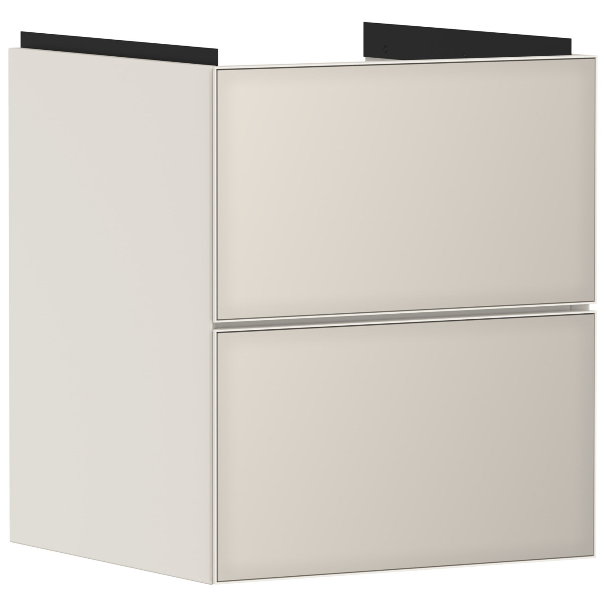Hansgrohe Xevolos E Lavabo Dolabı 48x47,5 cm 2 Çekmeceli Mat Kum Beji-Metalik Kum Beji 54173790